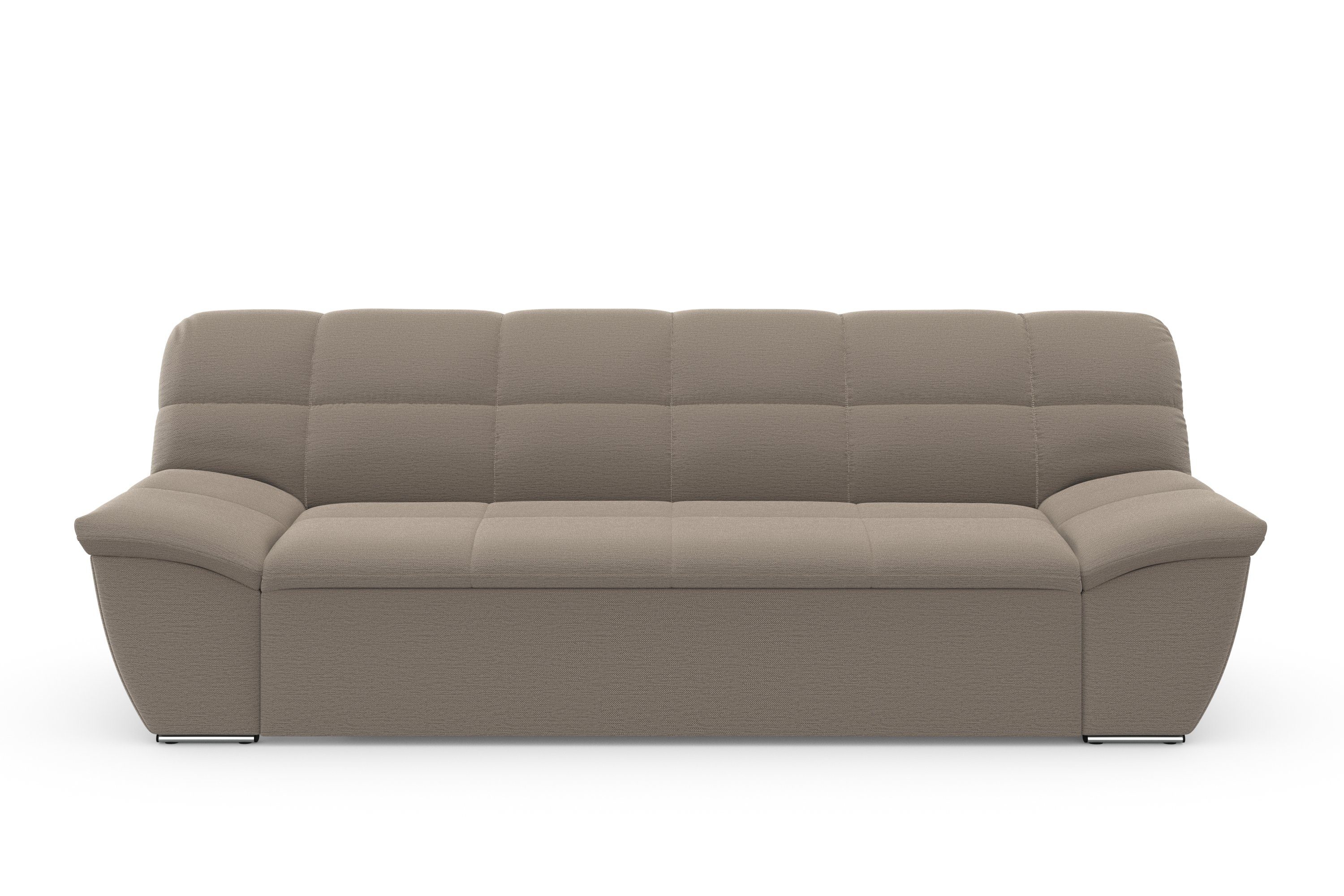 DOMO collection 3-zitsbank Splash, moderne stiksels in de zitting en rug, comfortabel,