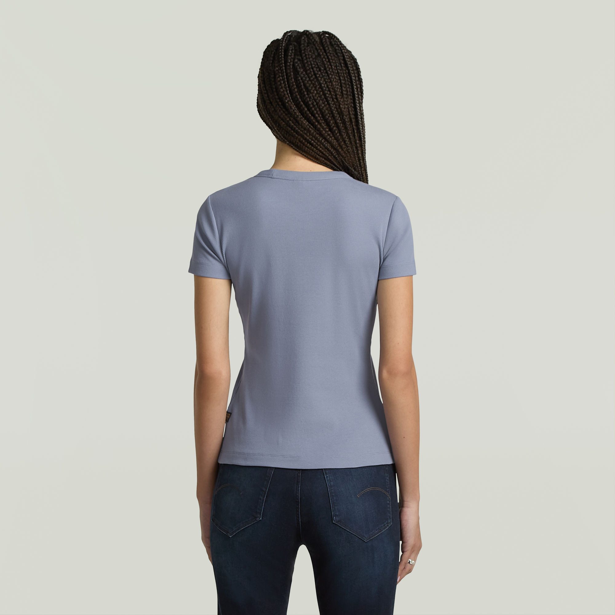 G-Star RAW T-shirt Rib Cap Sleeve