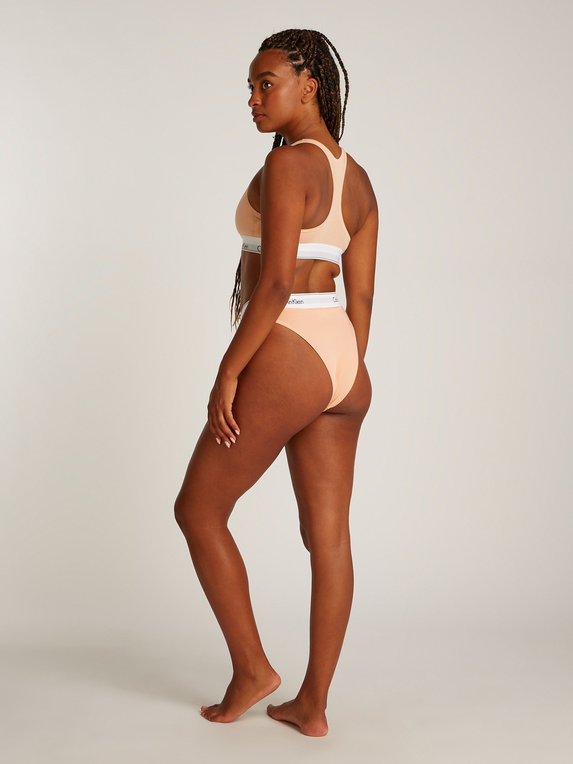 Calvin Klein Slip HIGH LEG TANGA met hoge beenlijn