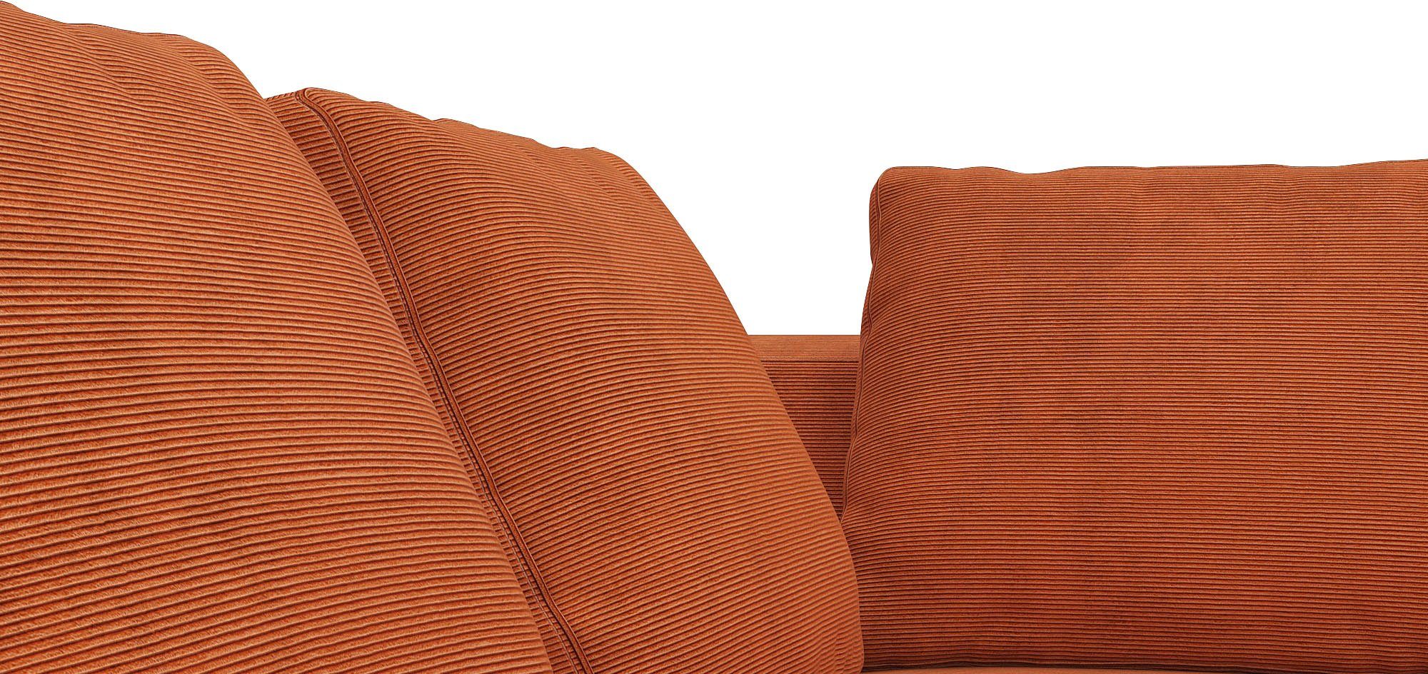 FLEXLUX Hoekbank Loano, super comfortabel zitcomfort door koudschuim in de zitting, L-vorm