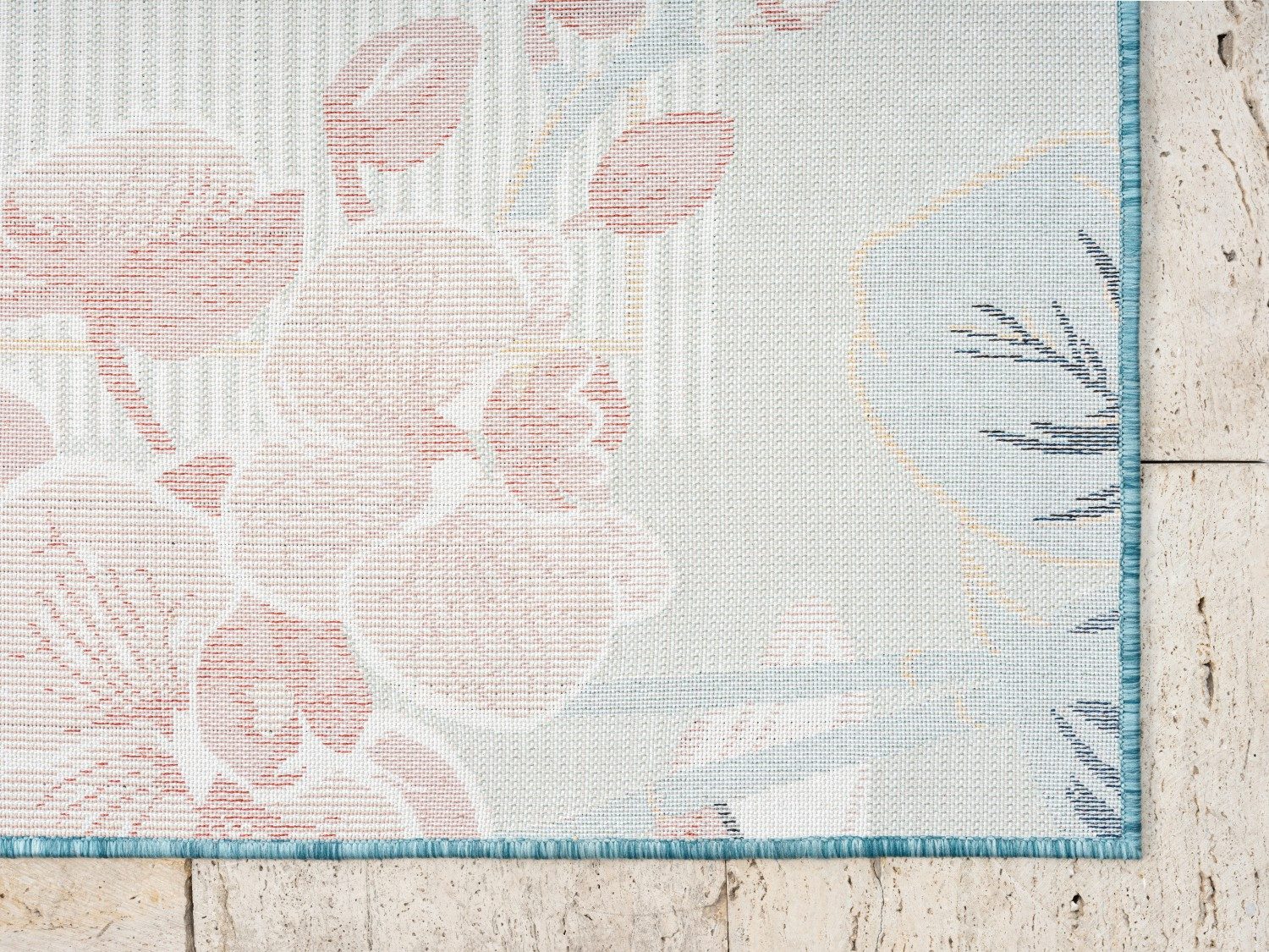 Myflair Möbel & Accessoires Vloerkleed Cloud voorraadopruiming Flamingo motief, met rand, geschikt voor buiten, balkon, terras