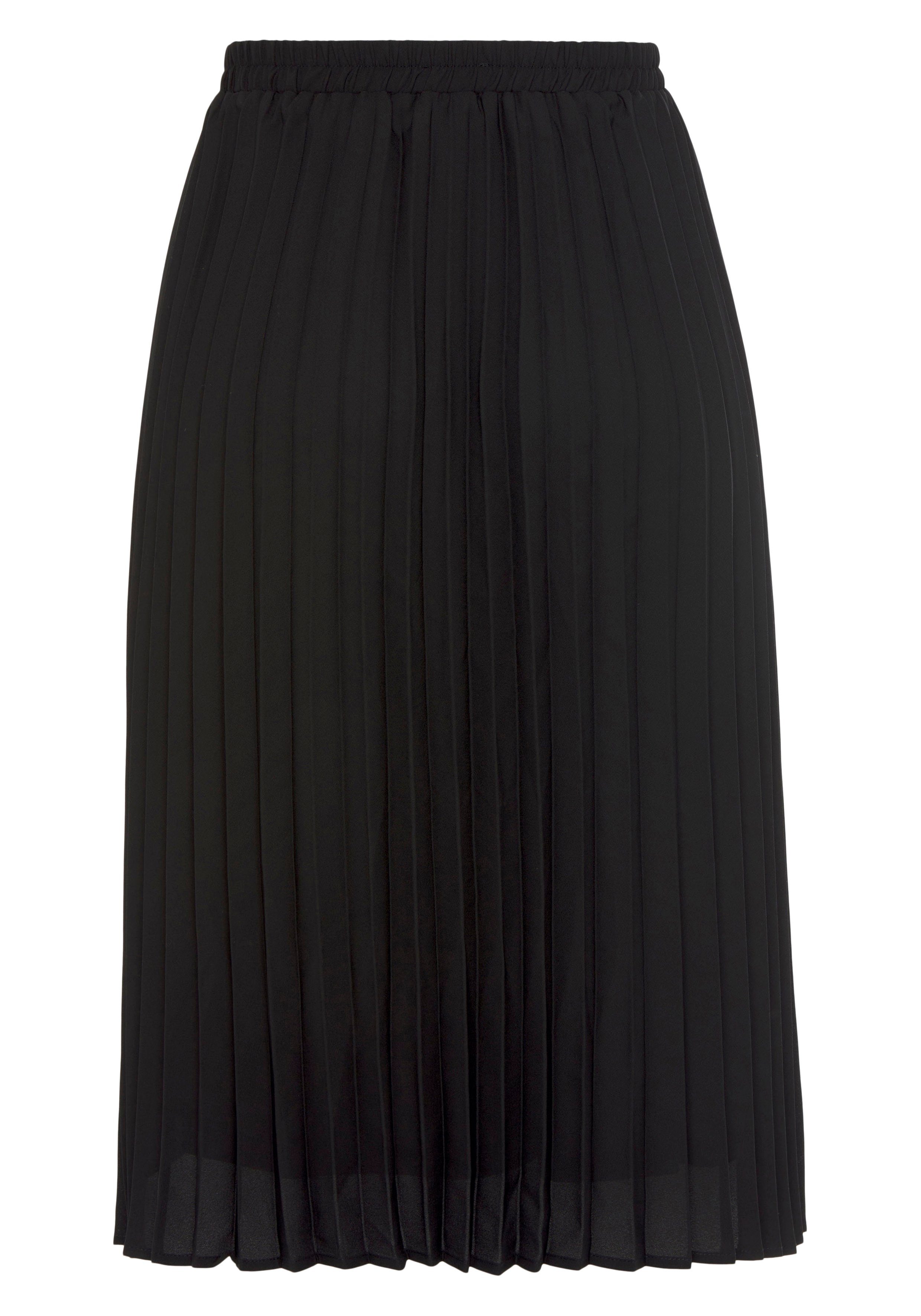 Tamaris Plissérok met elastische taille