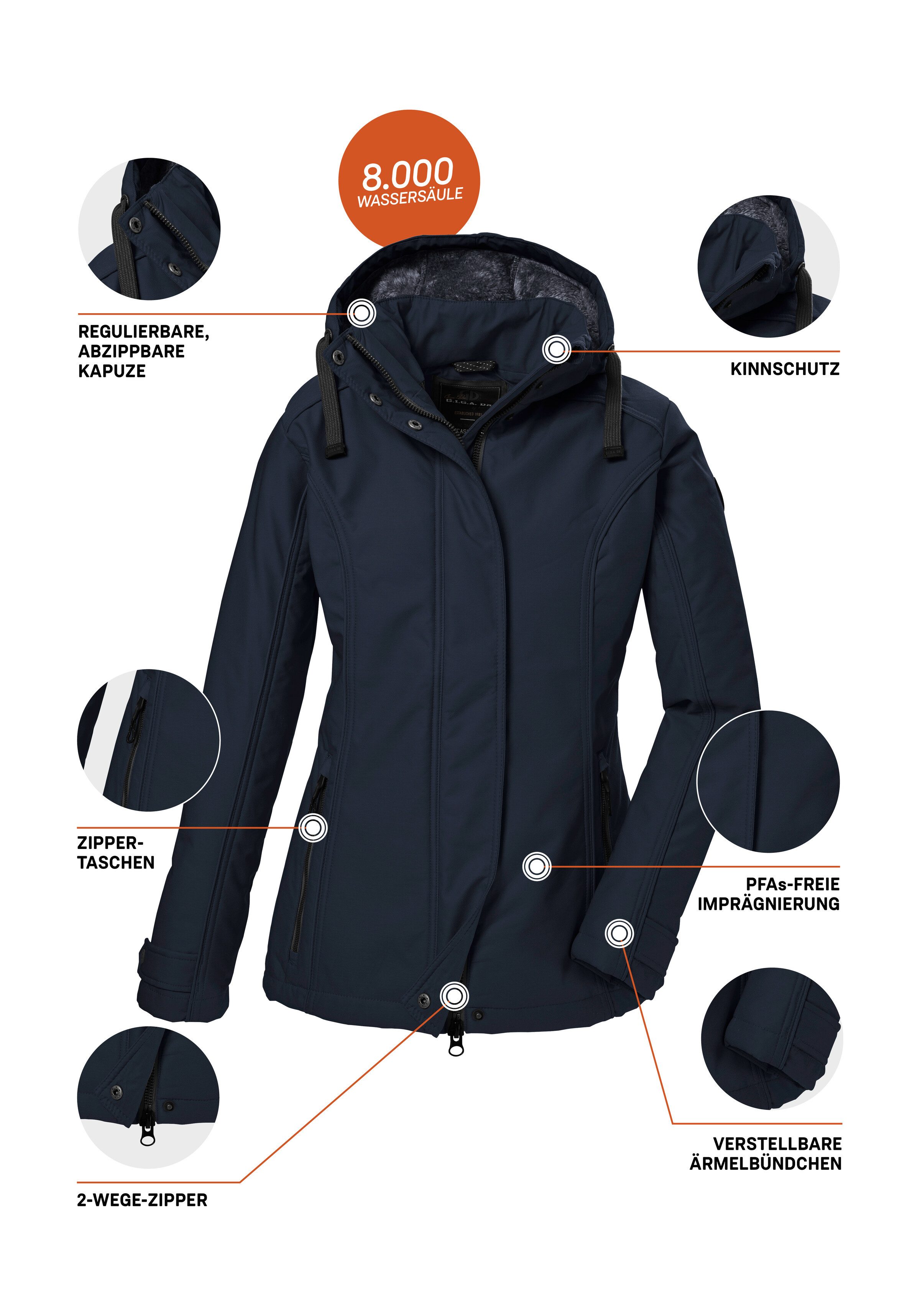 G.I.G.A. DX by killtec Softshell-jack GW 23 WMN SFTSHLL JCKT