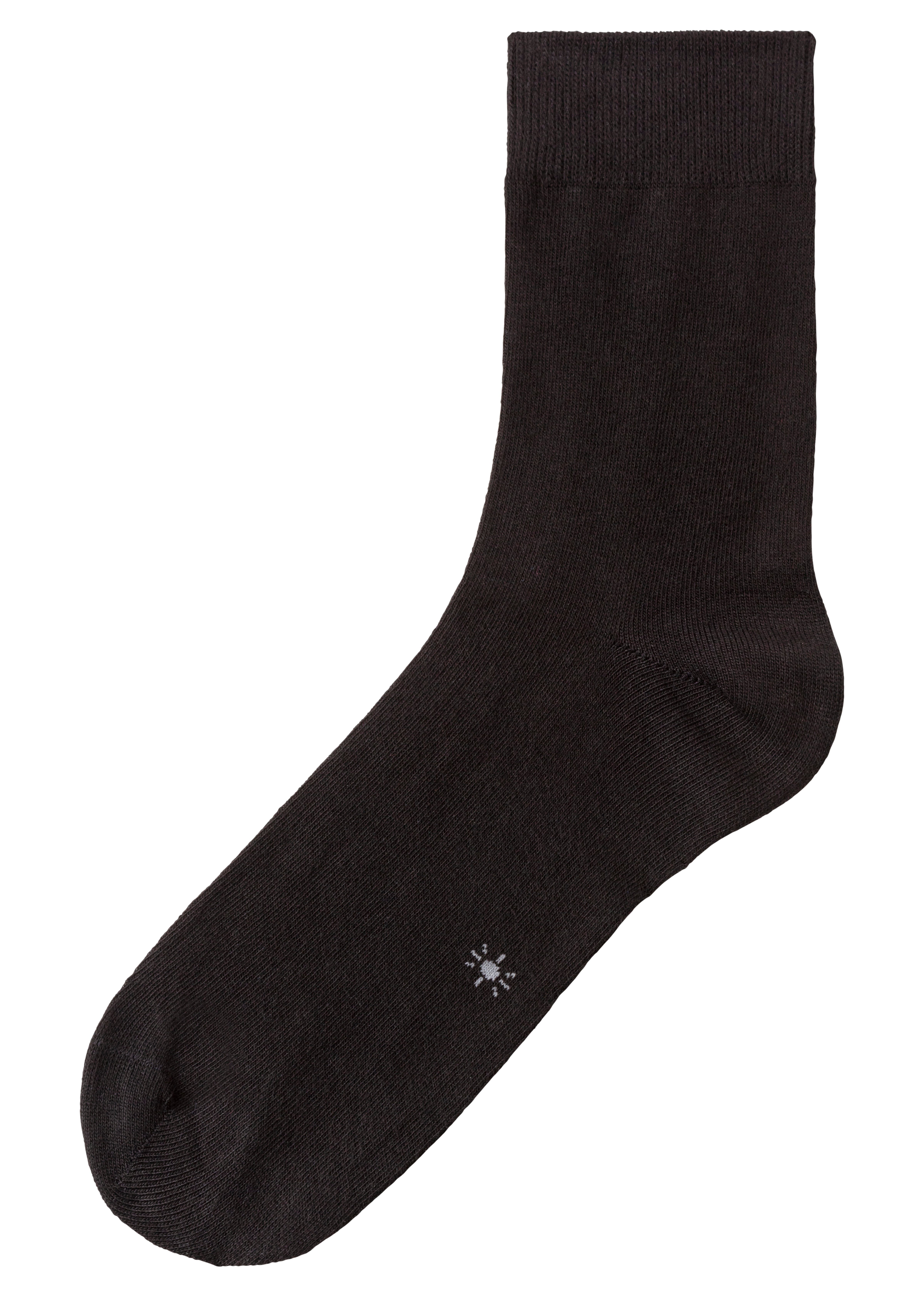 H.I.S Basic sokken met ingebreide symbolen (set, 10 paar)