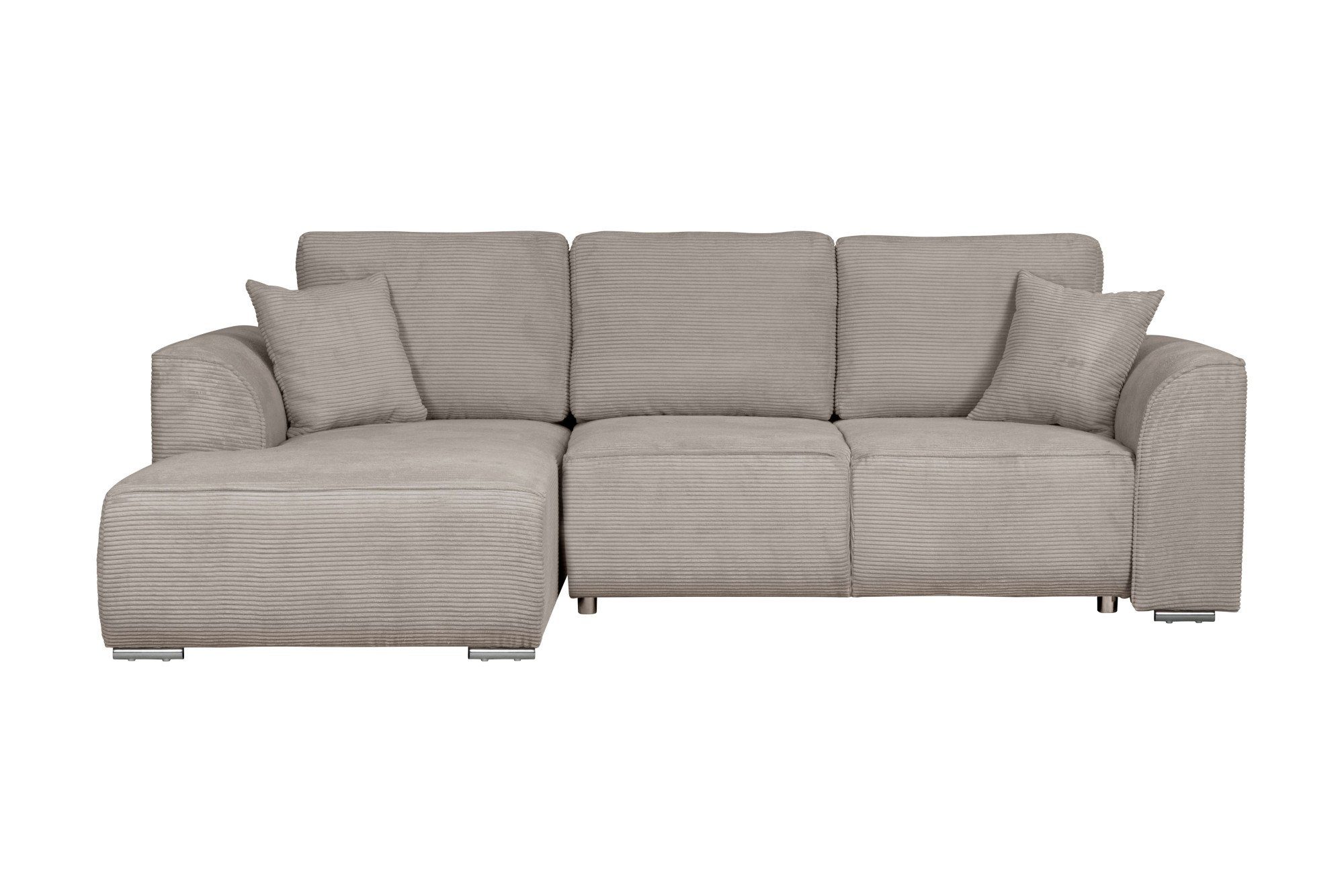 INOSIGN Hoekbank BEATRICE optionele slaapbank met bedlade, B/D/H: 265/170/86 cm