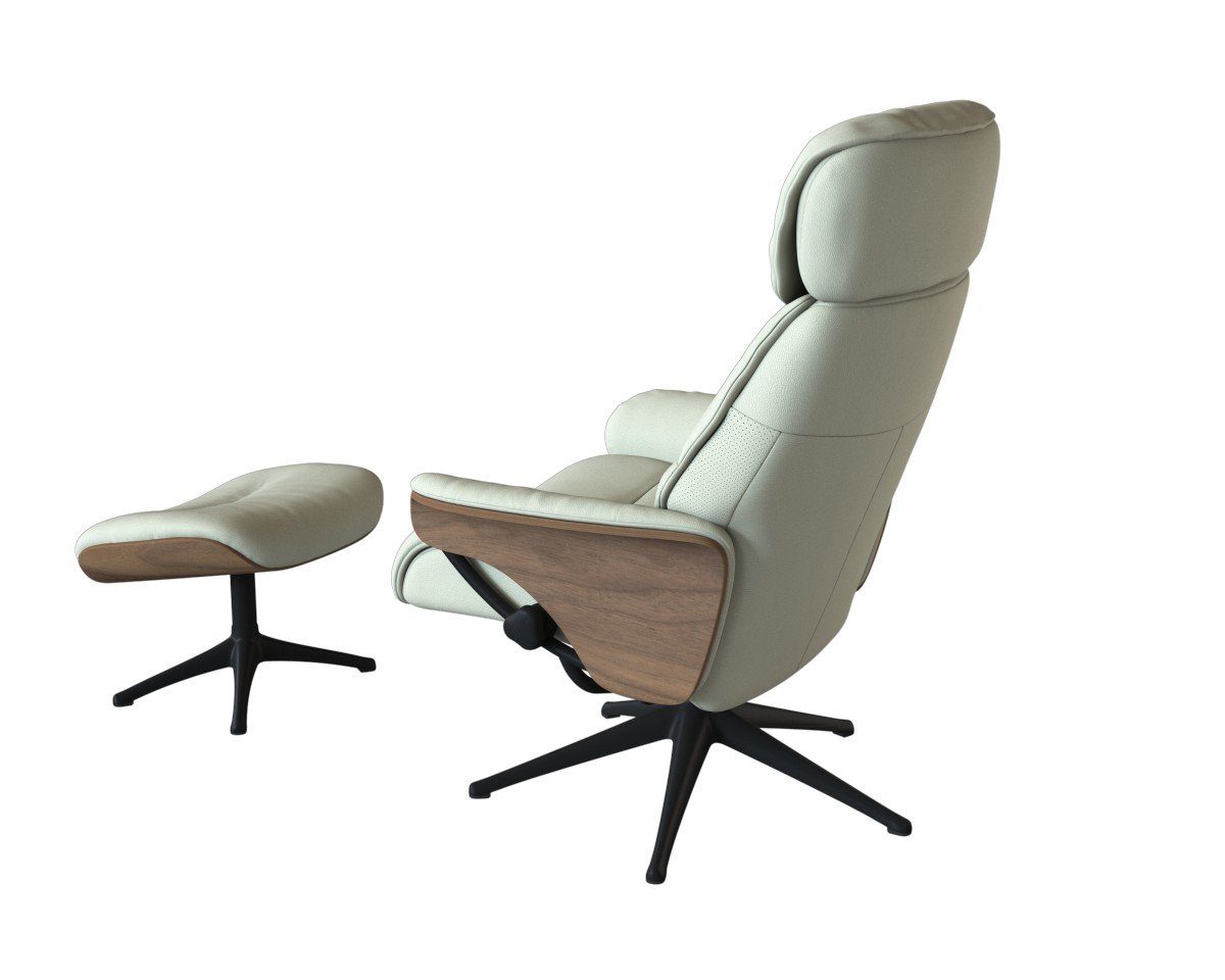 FLEXLUX Relaxfauteuil Aarhus, functionele stoel, gestoffeerde stoel, armleuningen, TV-fauteuil