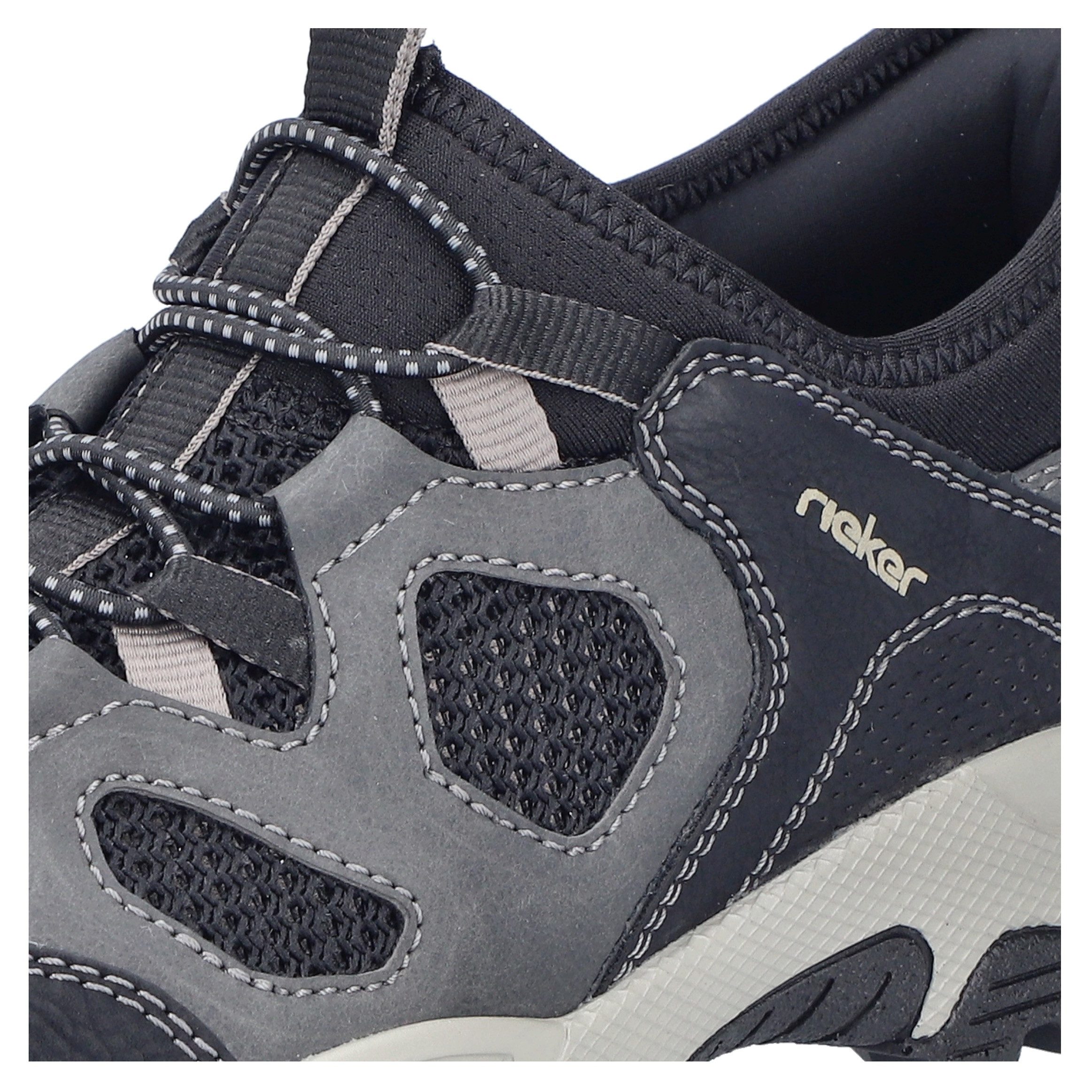 Rieker Slip-on sneakers , trekking schoen, outdoorschoen, instapschoen met elastiek