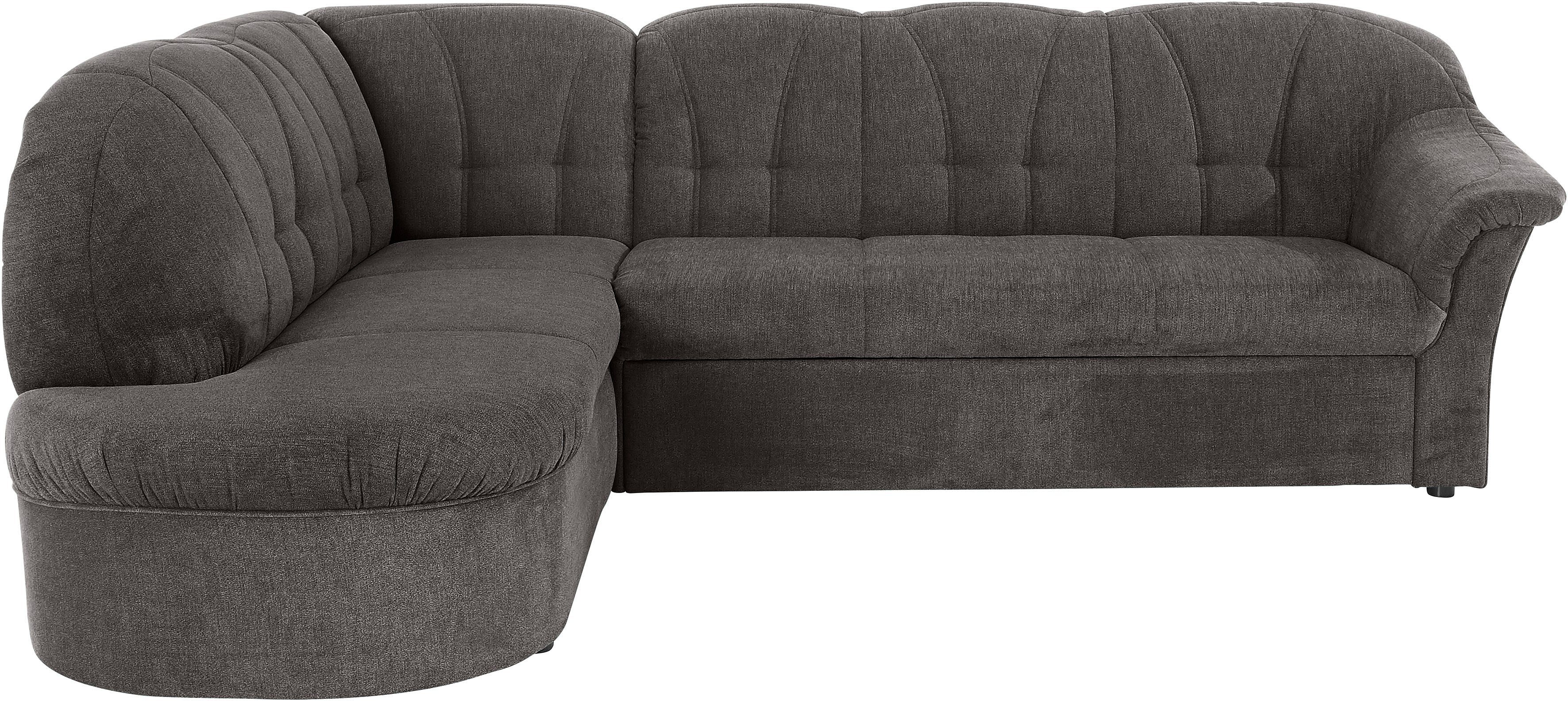 DOMO collection Hoekbank Pegnitz, elegante rugsteppingen, tijdloze vormtaal, L-vorm