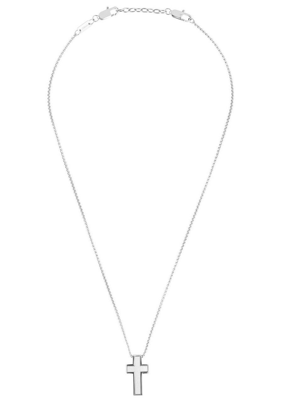 s.Oliver Ketting met hanger Kruis 2035529 met zirkoon (synthetisch)