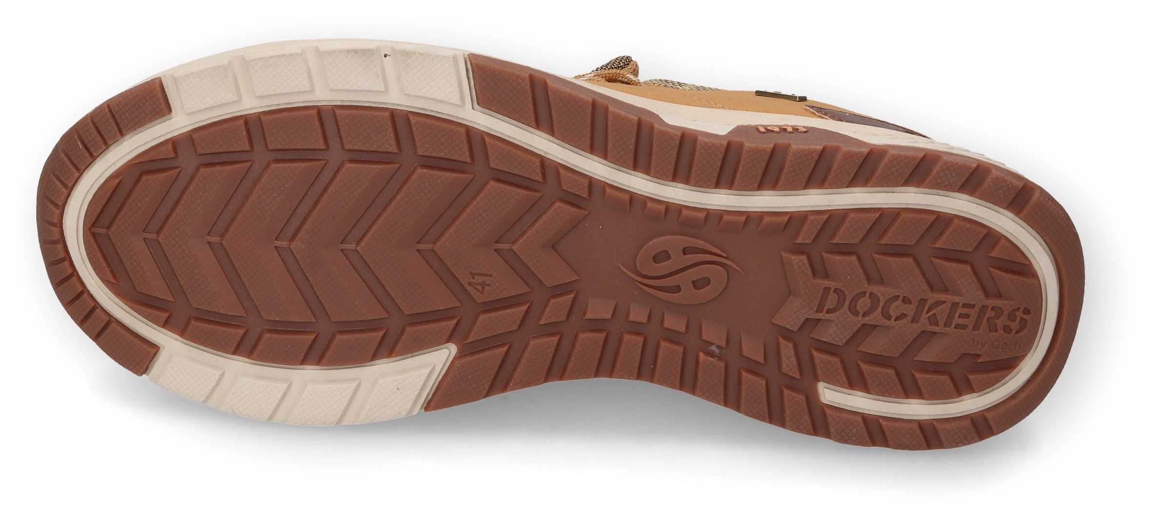 Dockers by Gerli Veterschoenen , mid cut sneaker, vrijetijdsschoen, veterschoen zacht gewatteerd