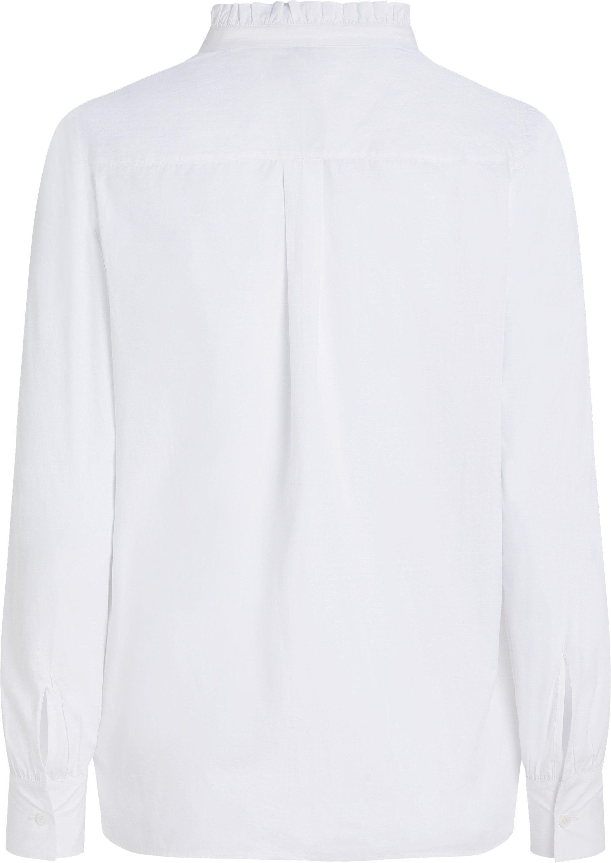 Tommy Hilfiger Shirtblouse COTTON FRILL RELAXED SHIRT