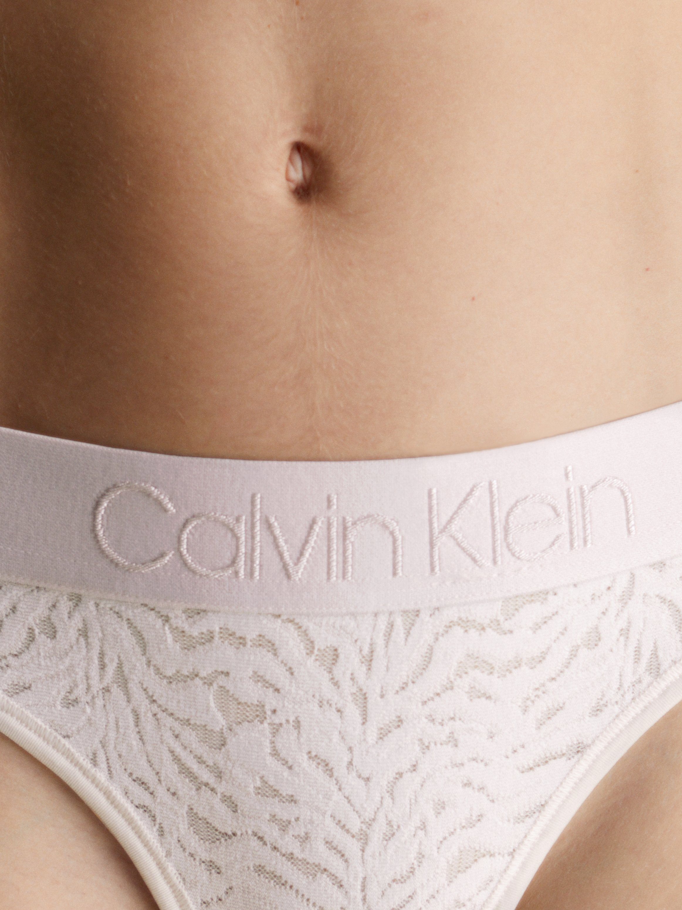 Calvin Klein String THONG met ck-logo op de tailleband