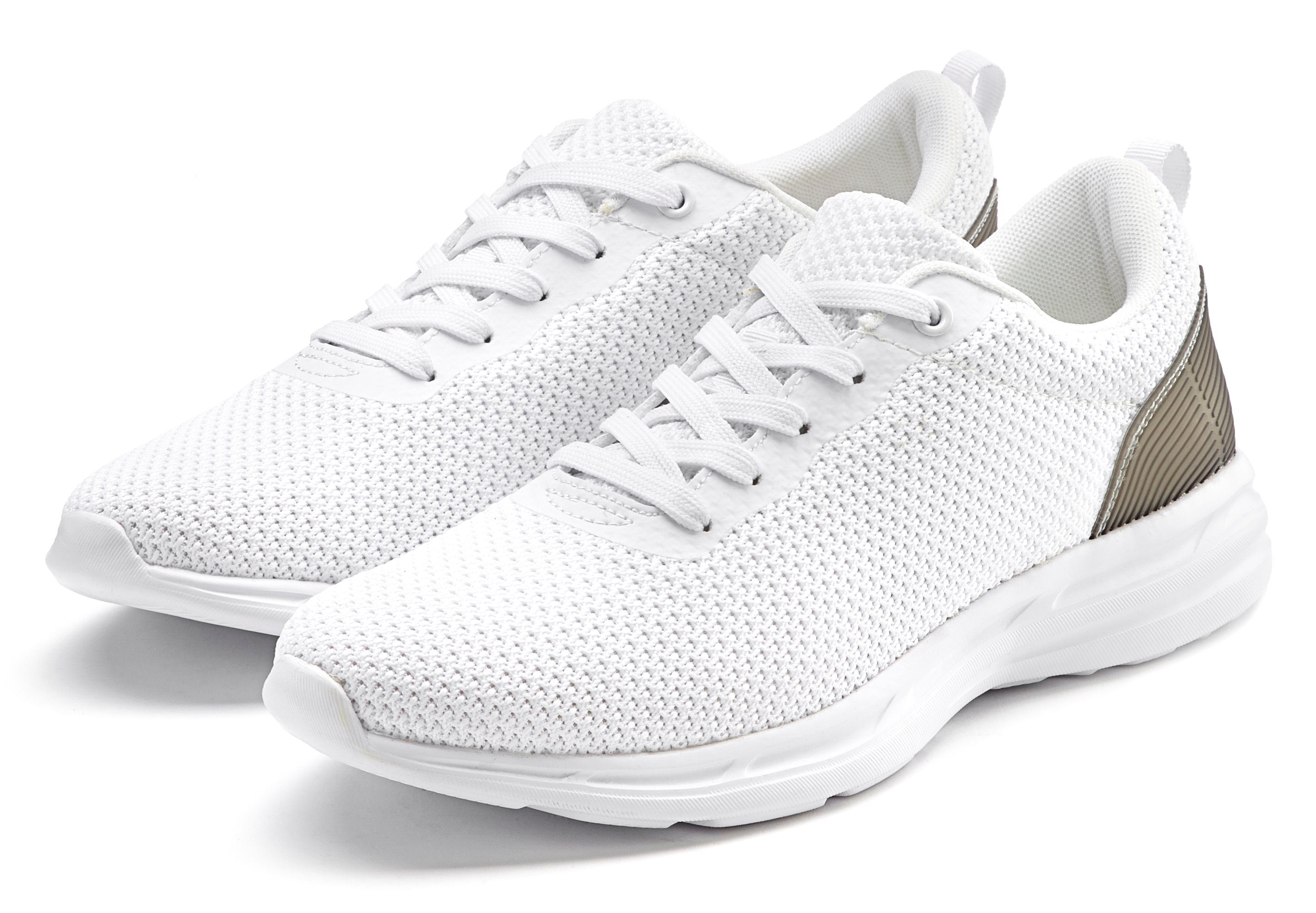 Lascana Sneakers Veterschoen, lage schoen, vrijetijdsschoen ultralicht VEGAN