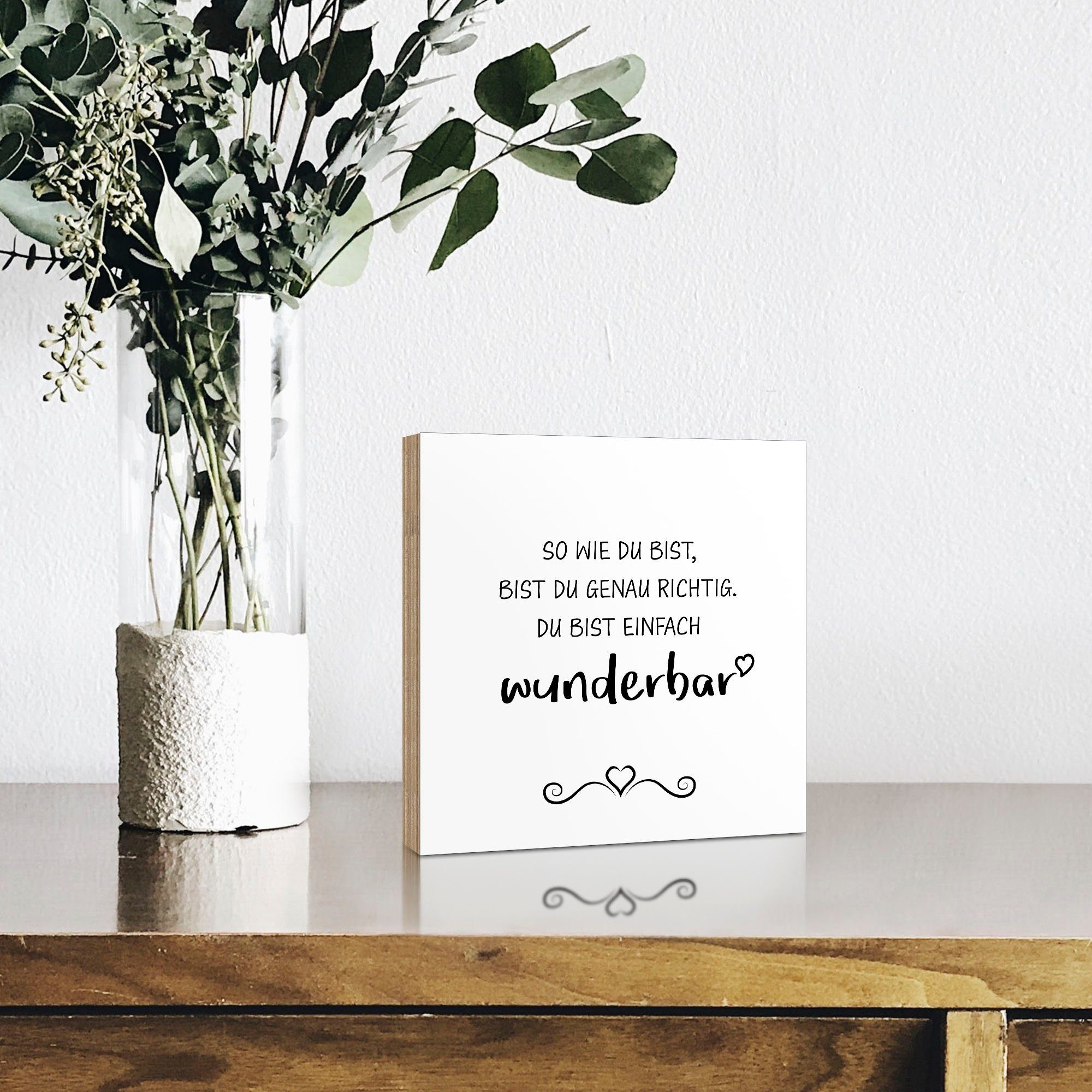 Artland Artprint op hout Geweldig