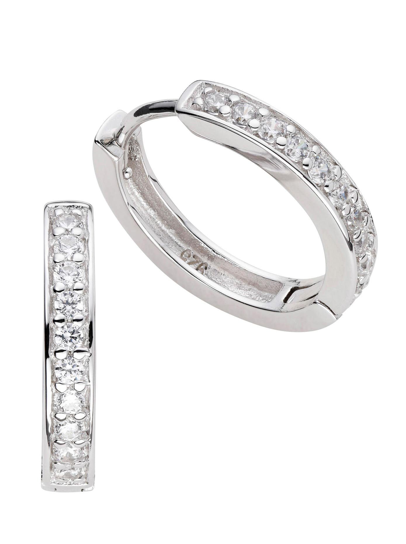 Lady Oorringen dames oorbellen zilver(kleur)