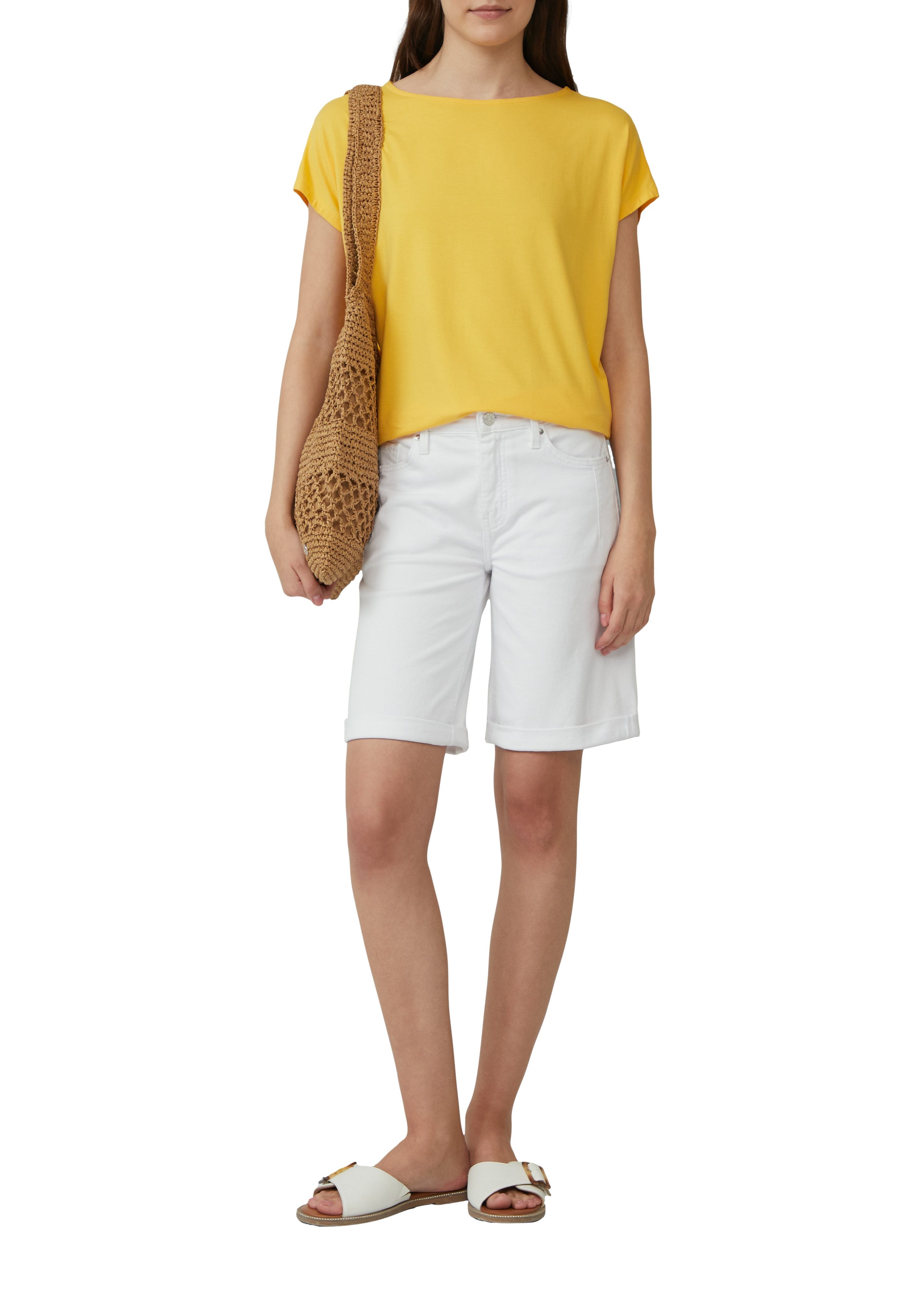 s.Oliver T-shirt met afhangende schouders