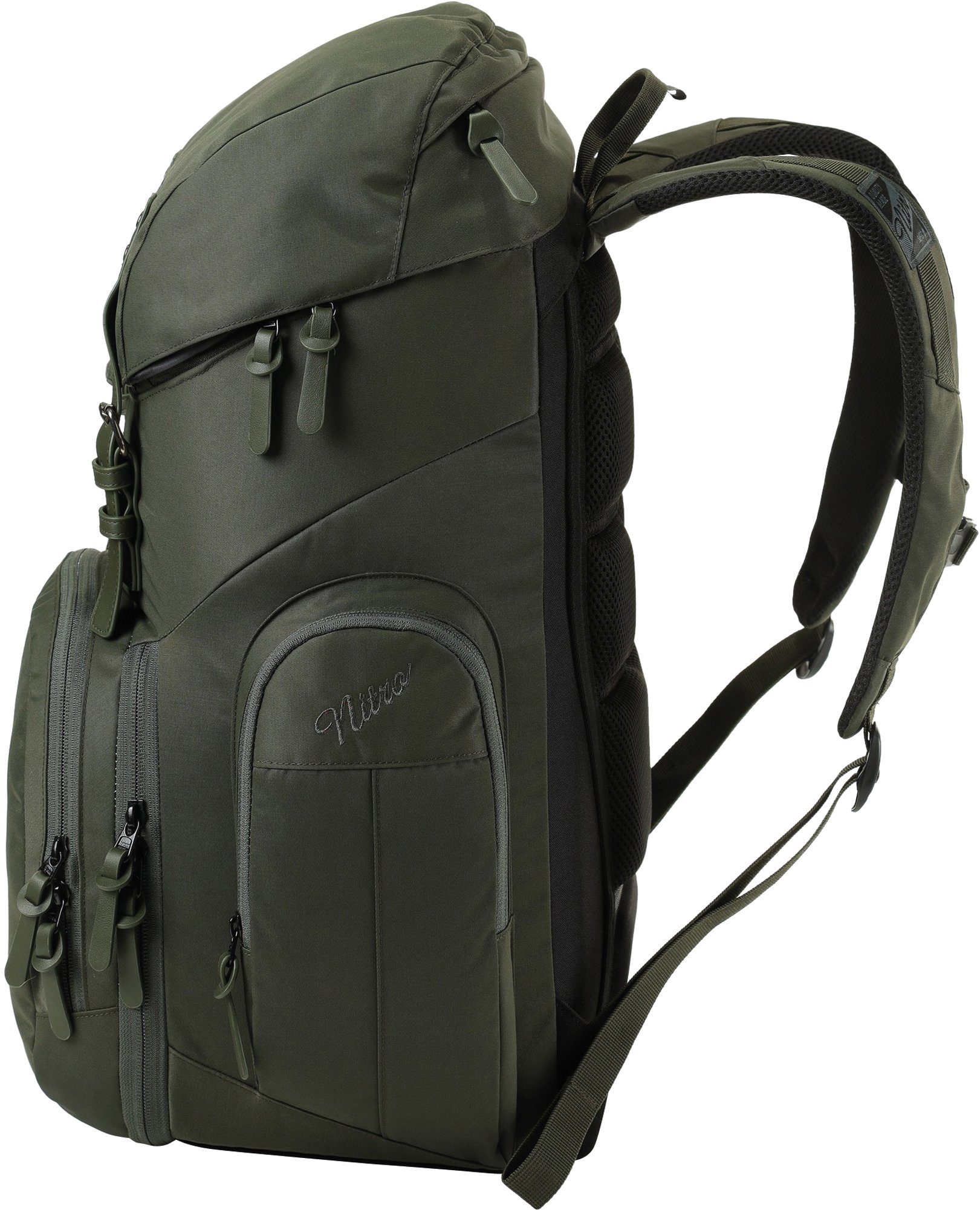 NITRO Laptoprugzak Weekendtas Reiserugzak met laptopvak, schoolrugzak, wanderrugzak