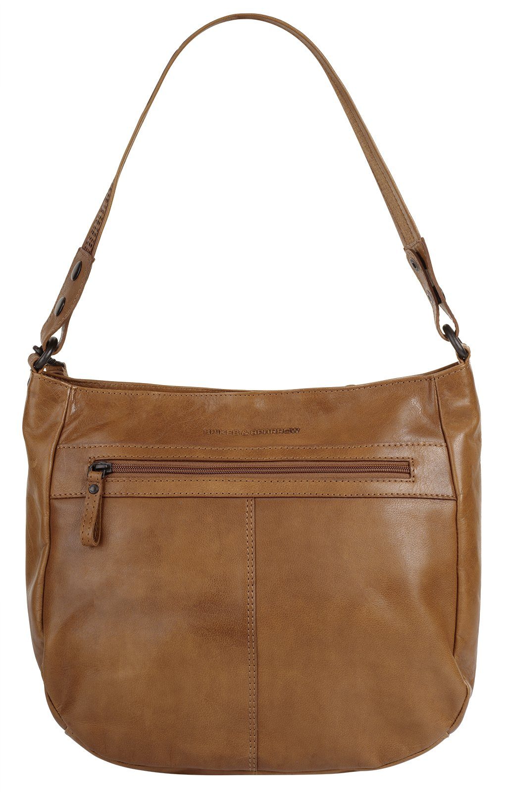 Spikes & Sparrow Schoudertas echt leder