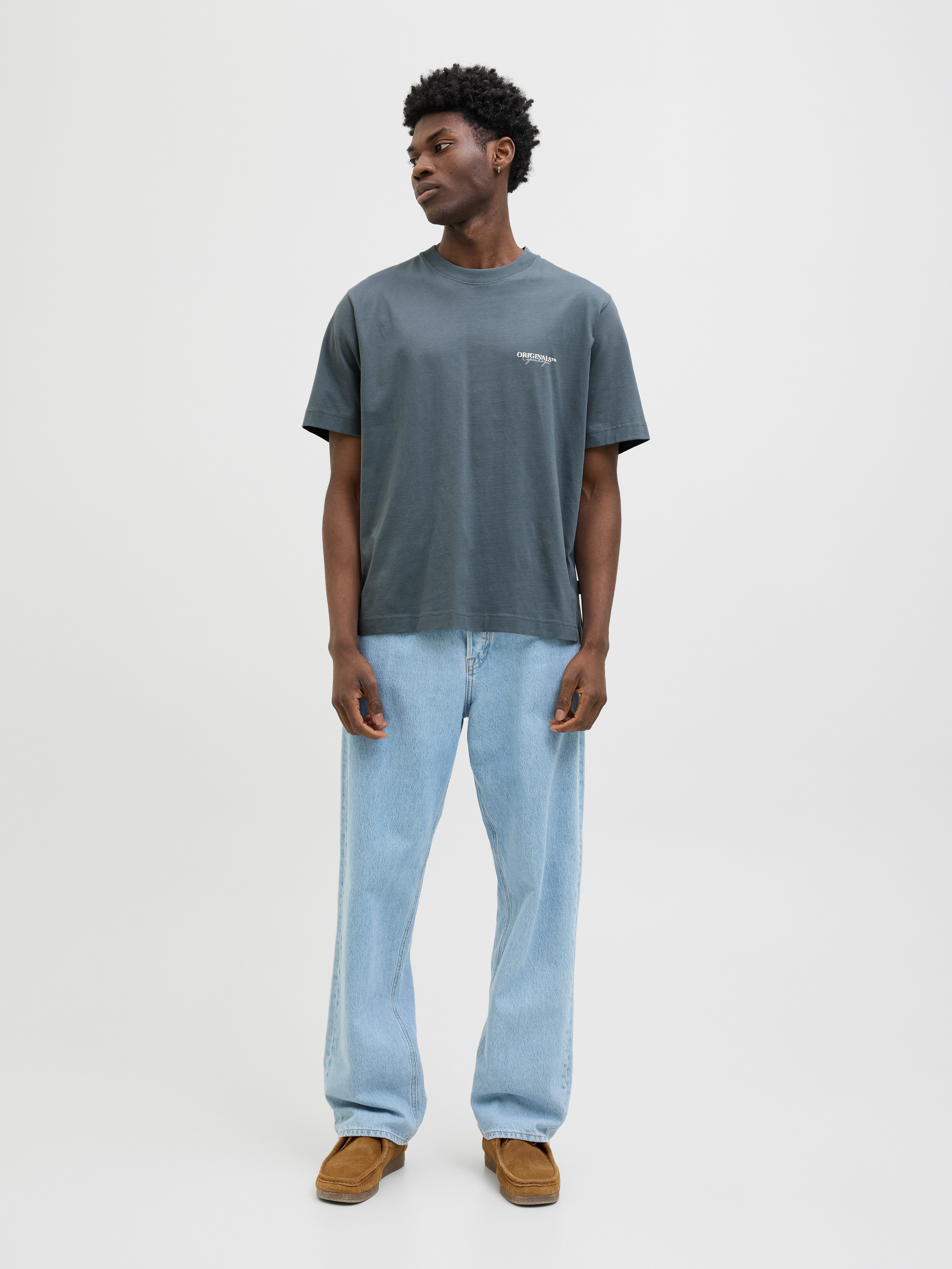 Jack & Jones T-shirt JORISLINGTON TYPE TEE SS CREW NECK SN