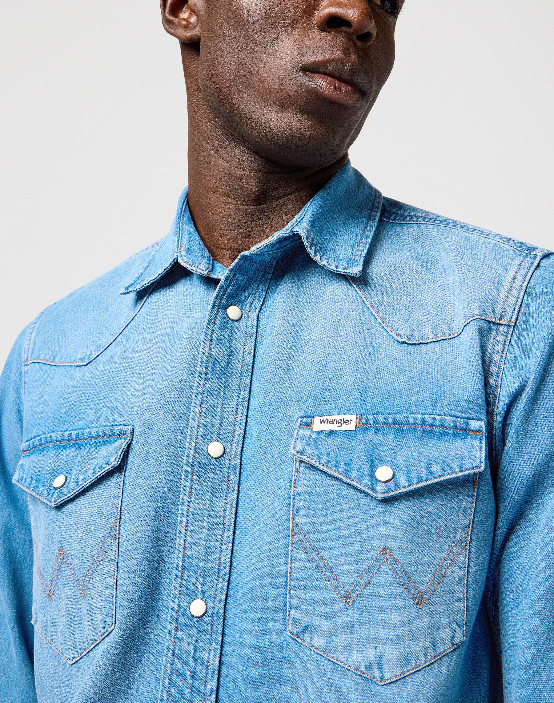Wrangler Overhemd met lange mouwen Western Shirt
