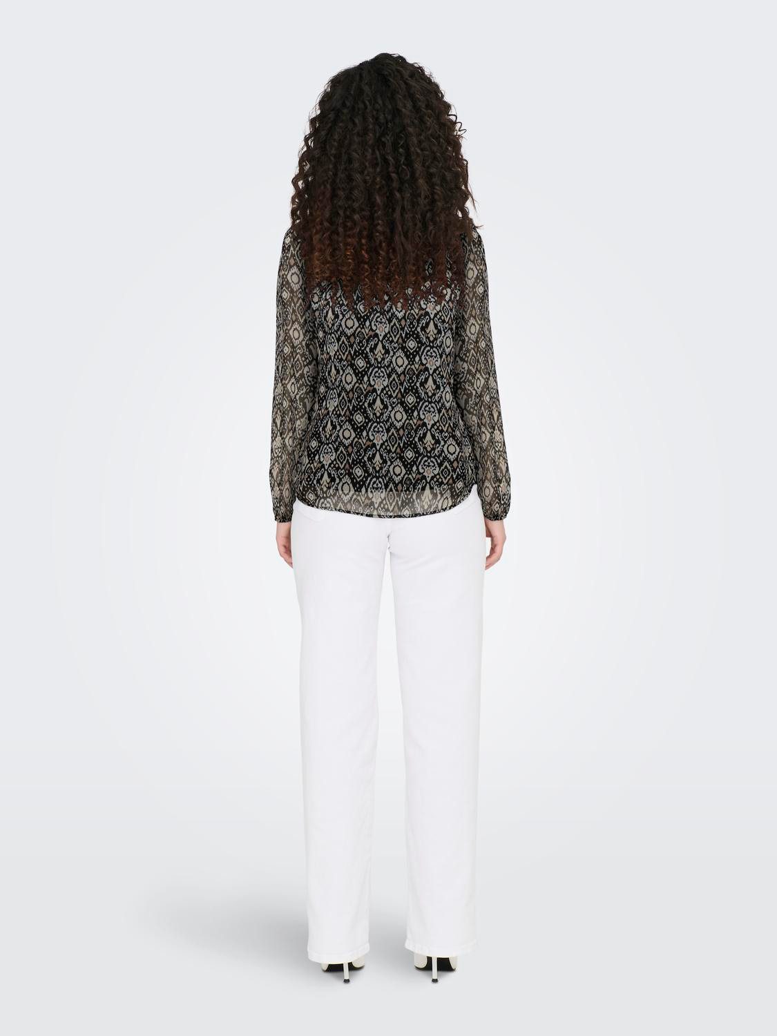 Only Chiffon blouse ONLDITSY L S BLOUSE WVN