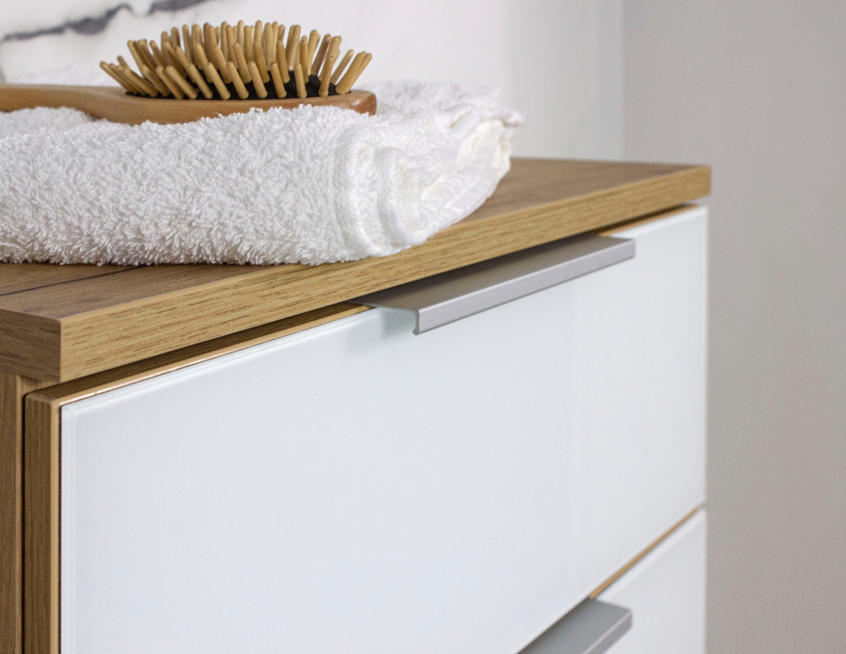 GERMANIA Onderkast Avino Breedte 39 cm, glazen fronten, soft-closefunctie
