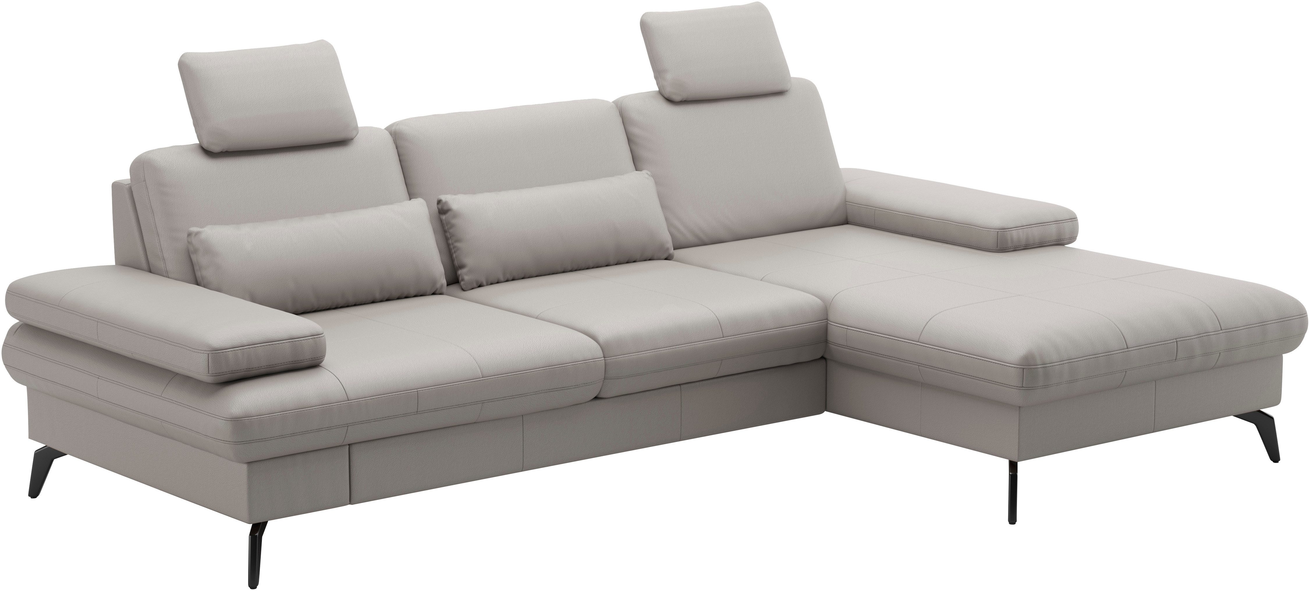 sit&more Hoekbank Morris L-vorm, incl. zitdiepteverstelling keuze uit armleuningverstelling, bedfunctie & bedlade