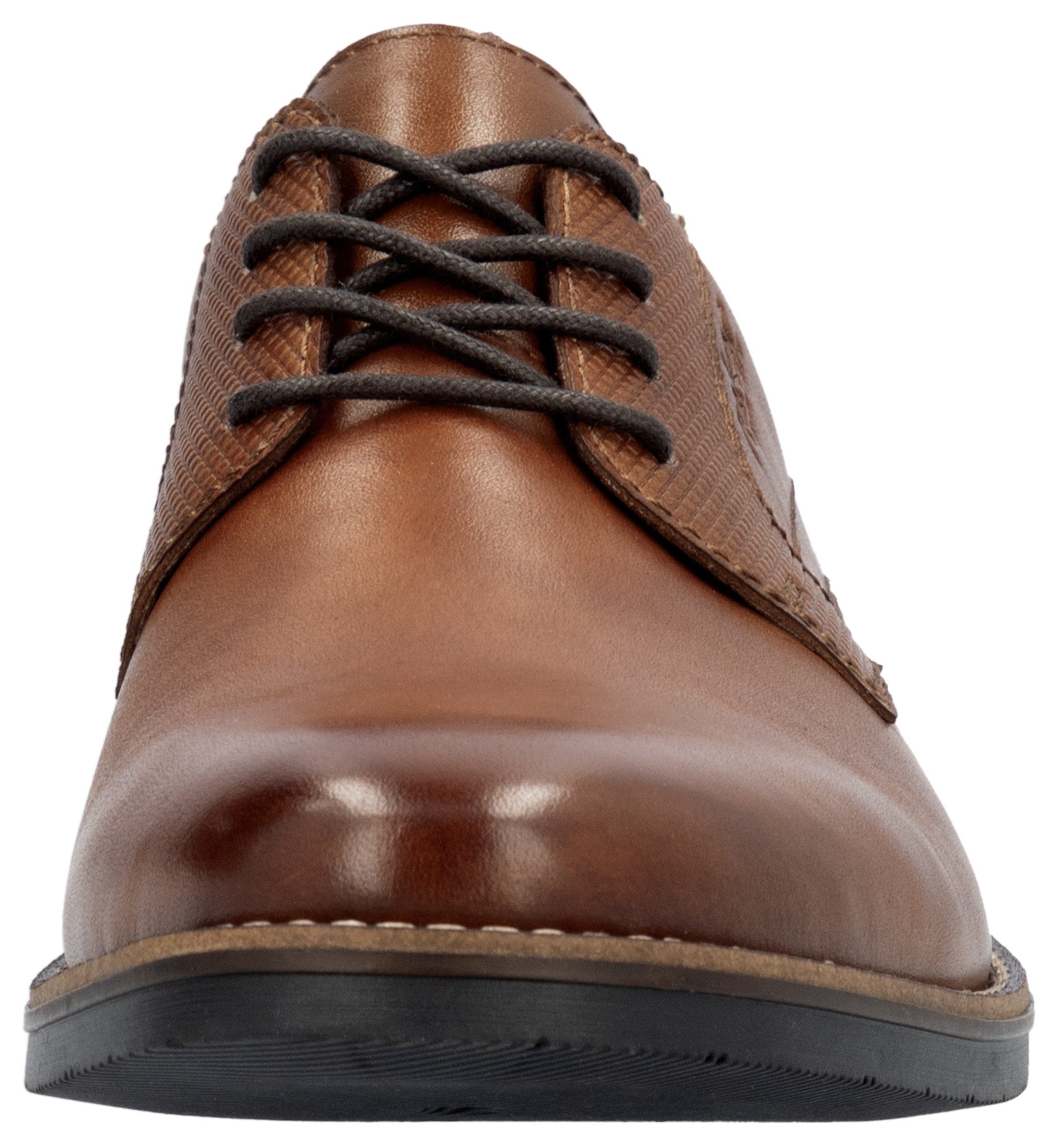 Rieker Veterschoenen zakelijke schoen, lage schoen, feest schoen met leren dekzool
