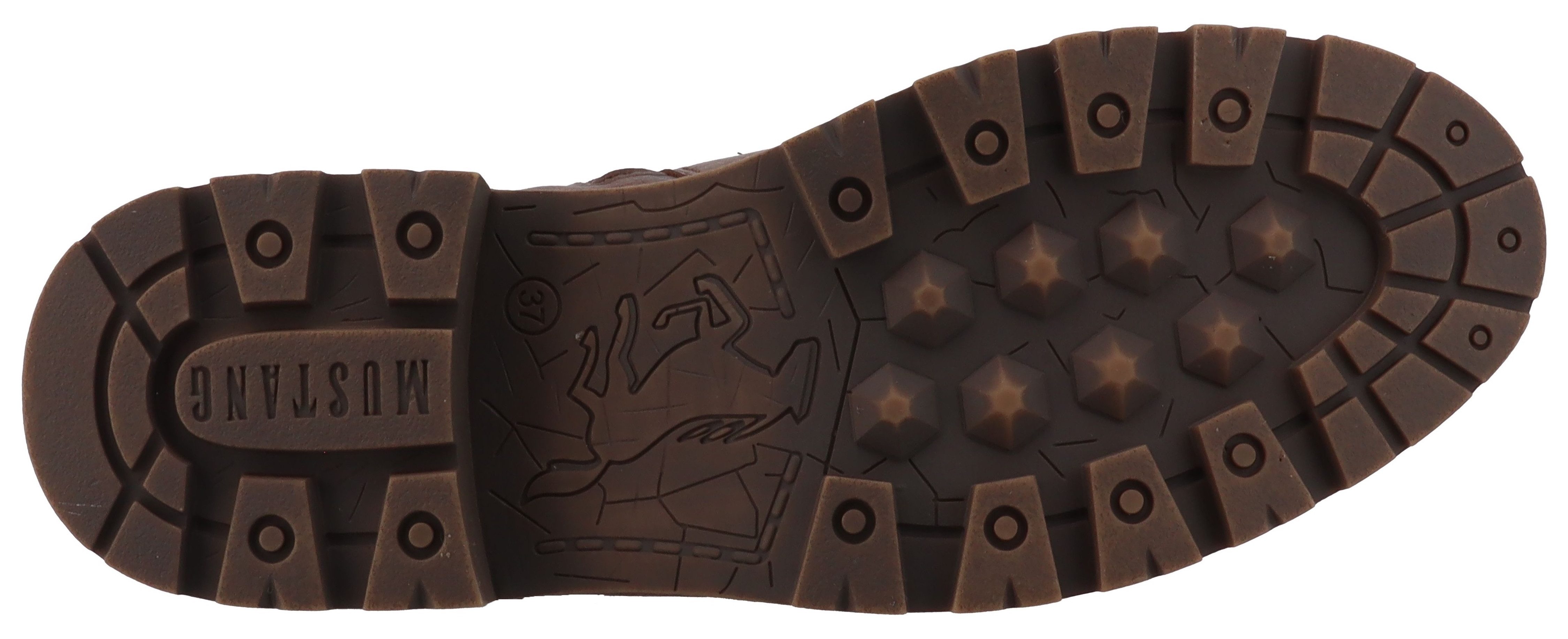 Mustang Shoes Winterlaarzen Darleen Veterlaarzen met ritssluiting
