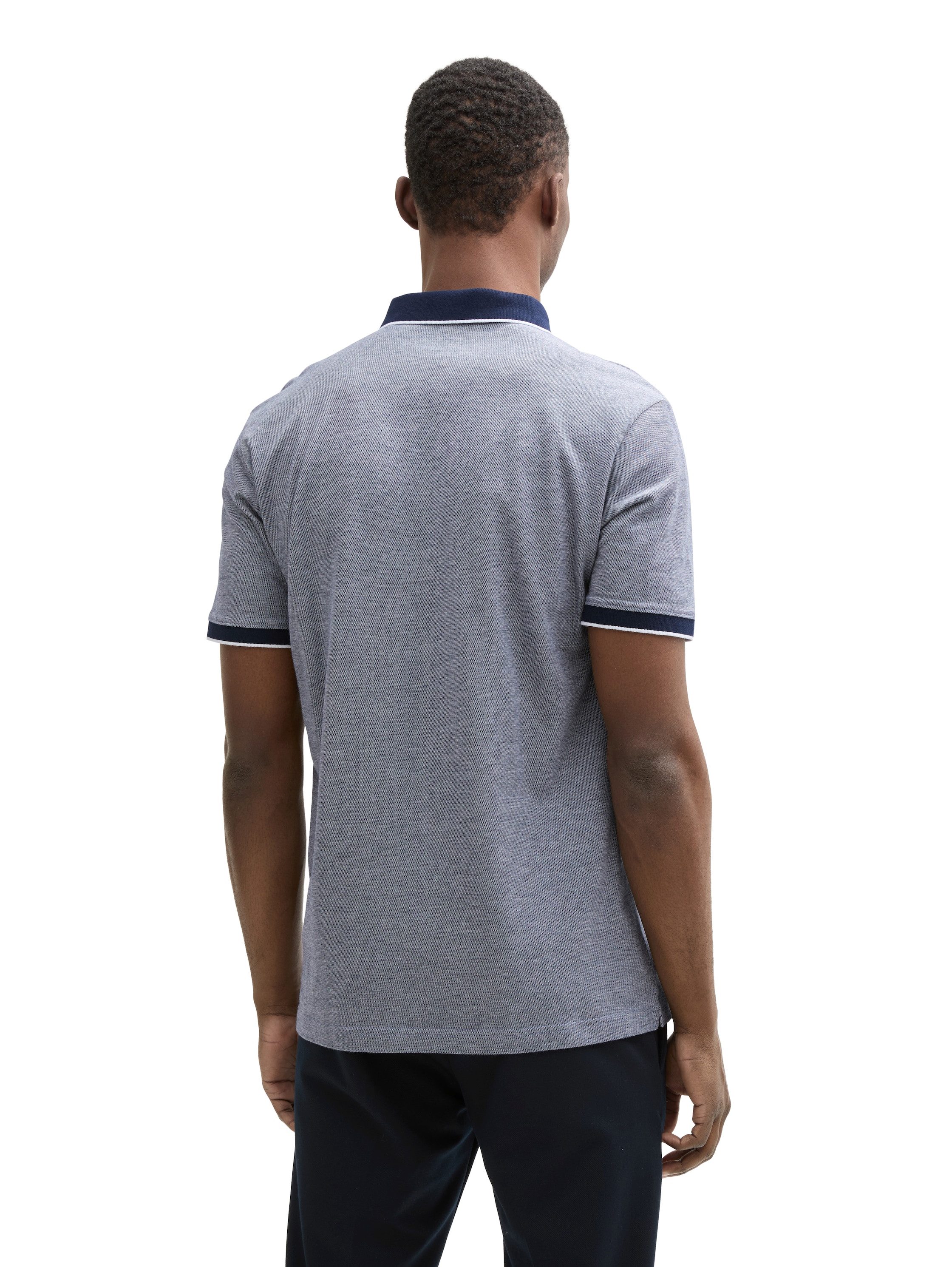 Tom Tailor Denim Poloshirt met contrastdetails