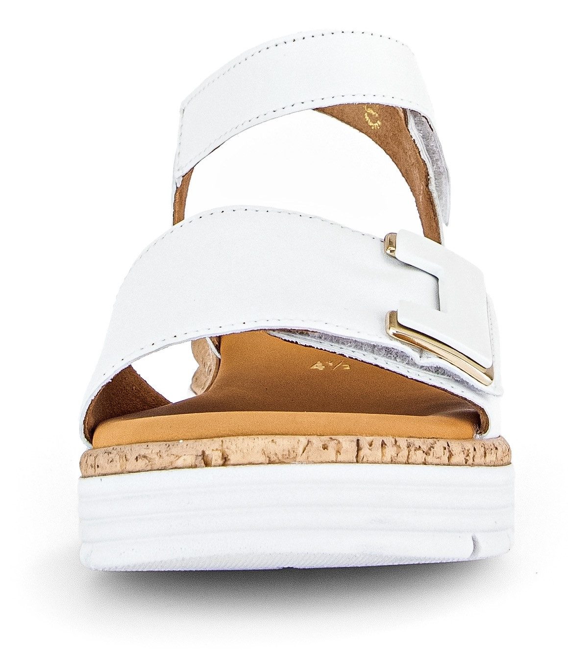 Gabor Sandaaltjes Genua sleehak, zomerschoen, sandalen met klittenbandsluitingen, breedte g