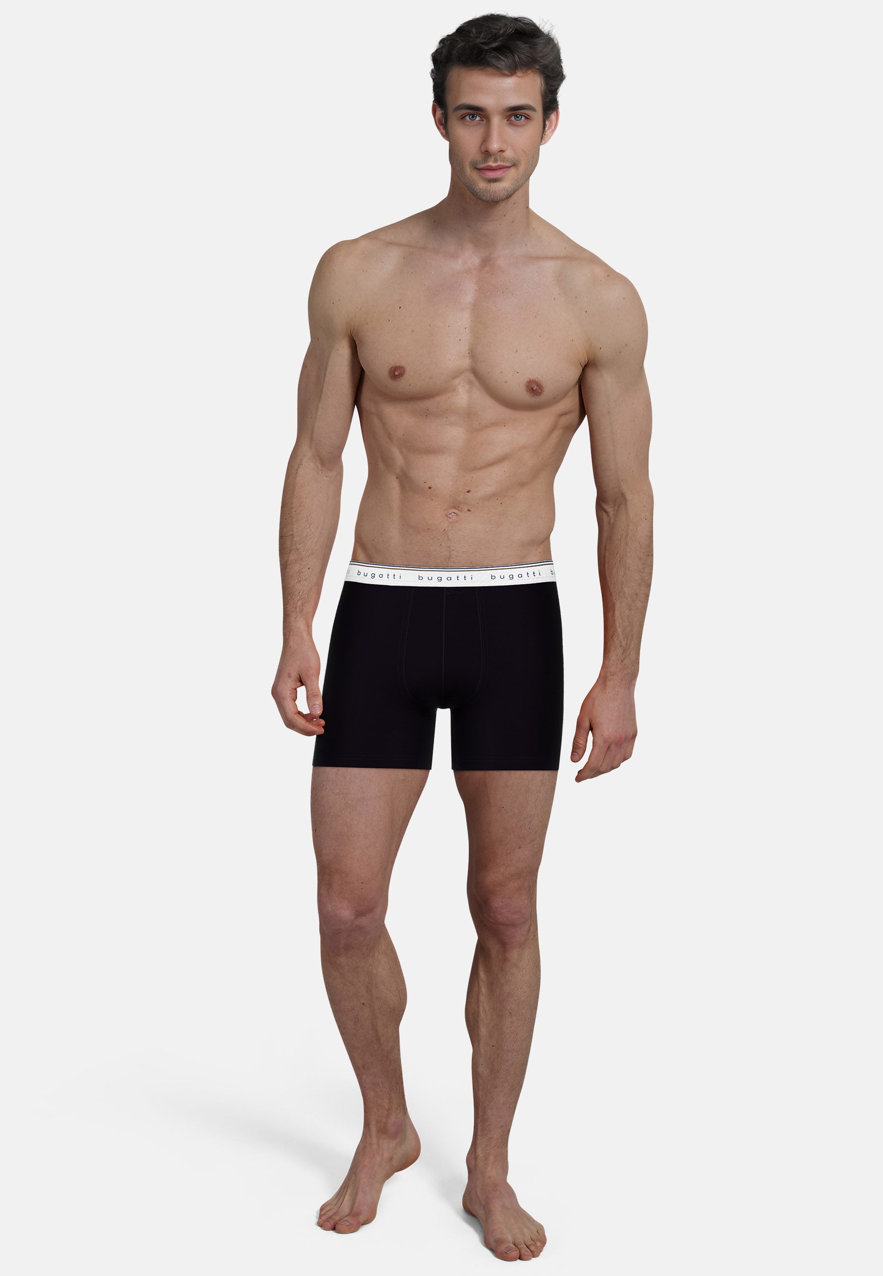 bugatti Boxershort Pisa Met elastische logoband (Set van 3)