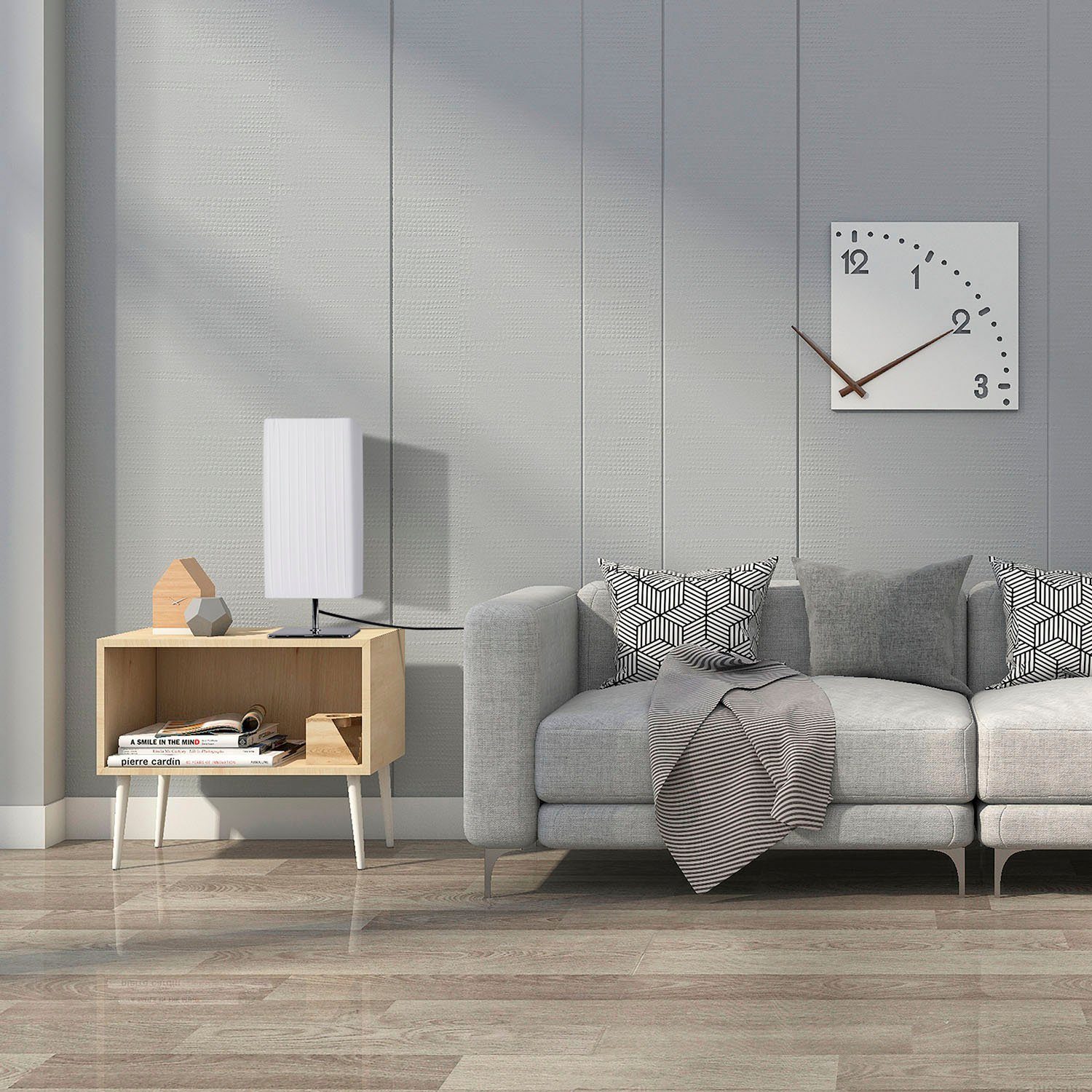 Paco Home Tafellamp Kirsten LED woonkamer slaapkamer modern tijdloos chroom E27