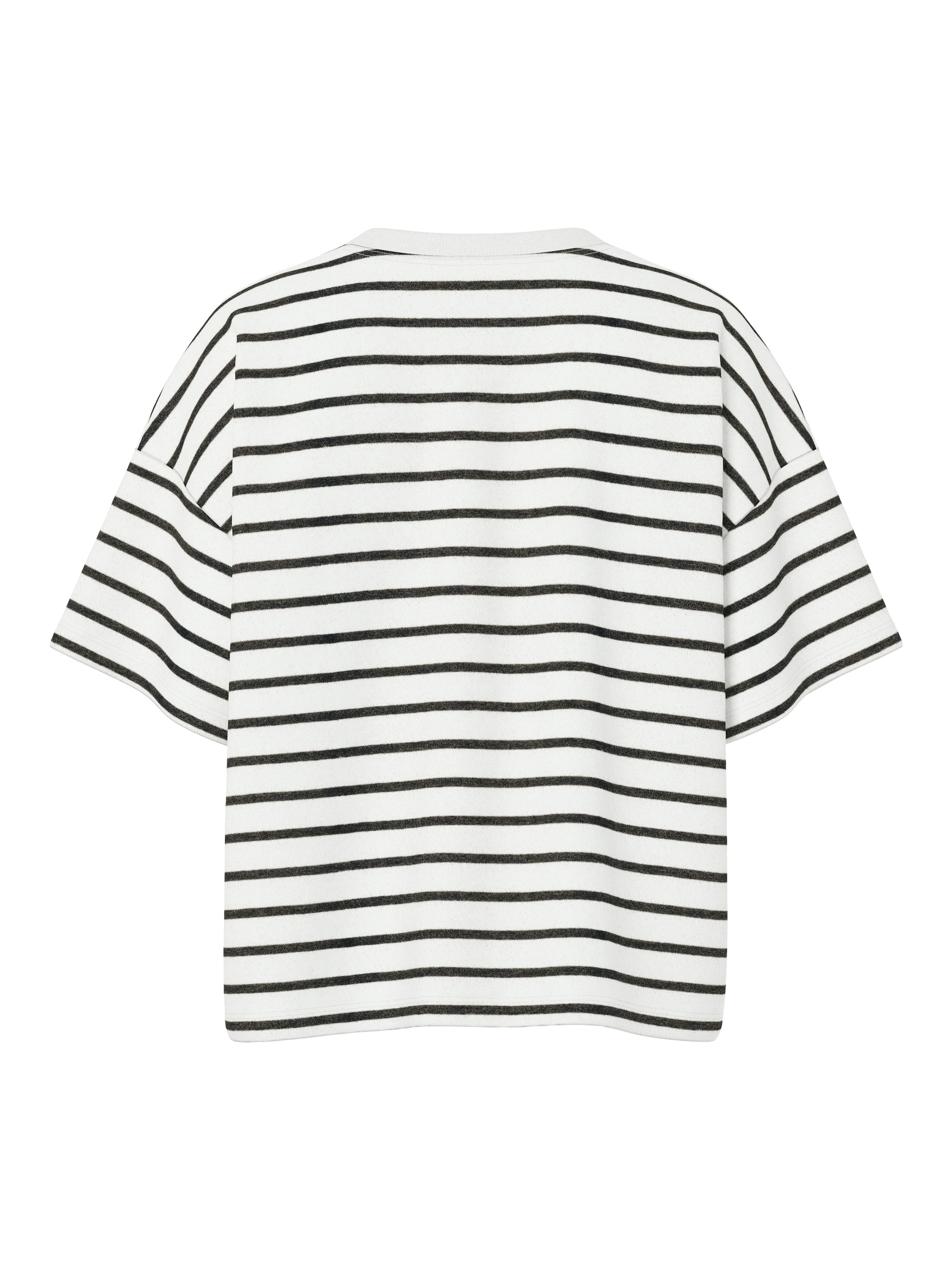 pieces Sweatshirt PCCHILLI SUMMER 2/4 SWEAT STRIPE NOOS BC