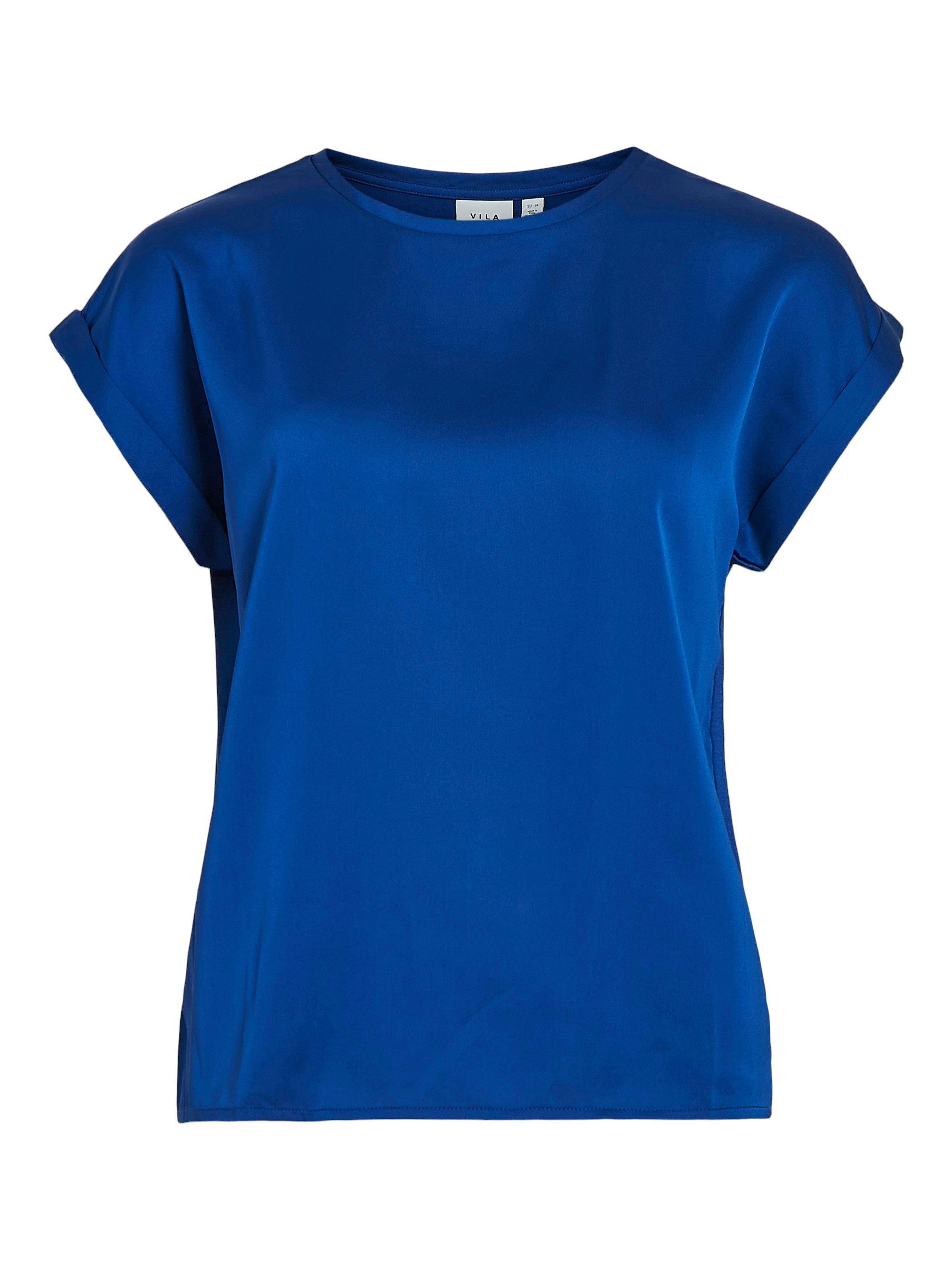 Vila Shirt met korte mouwen VIELLETTE S S SATIN TOP NOOS