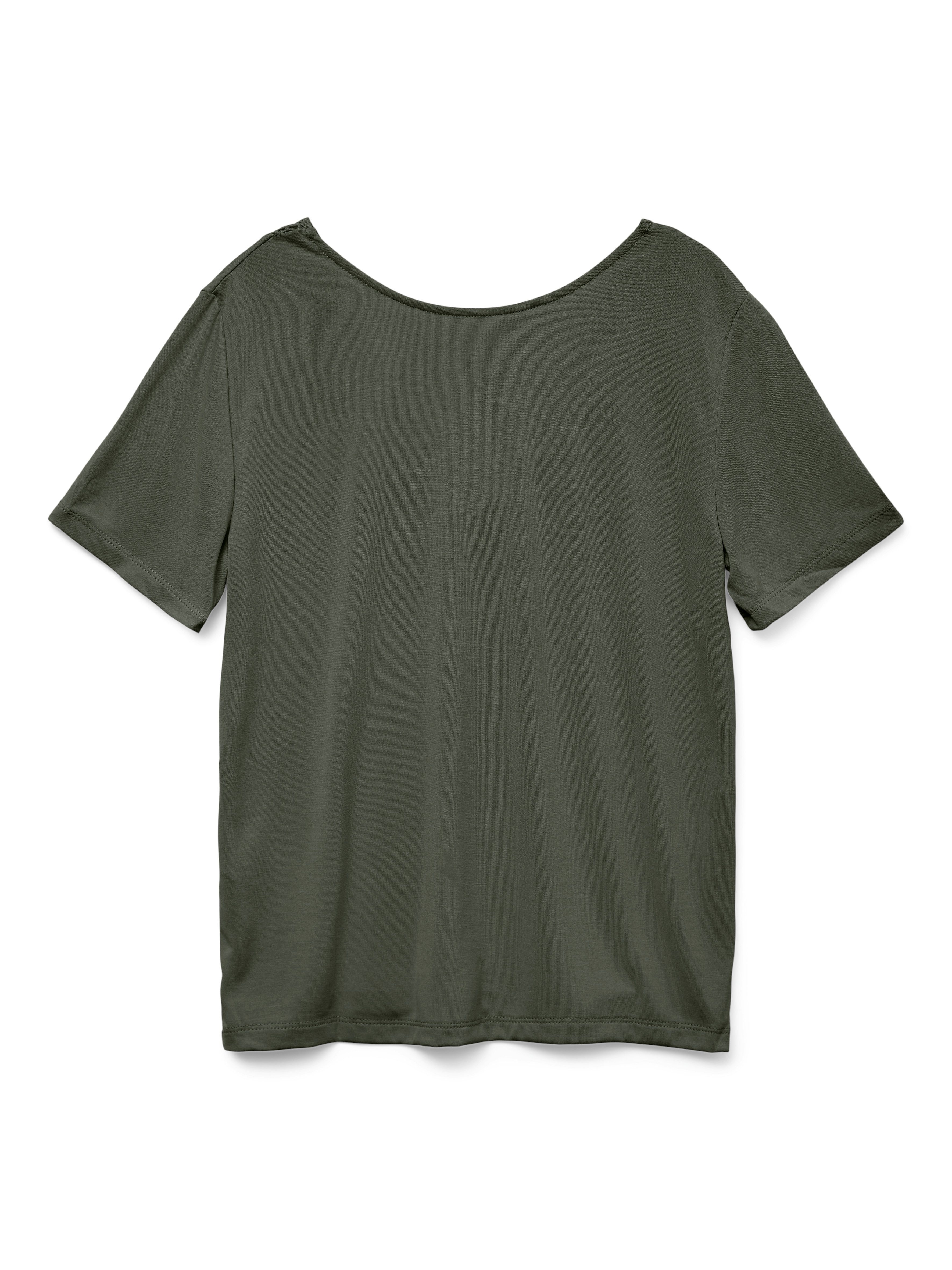 Vero Moda Shirt met korte mouwen VMSAVANNAH LACE 2-WAY SS TOP JRS