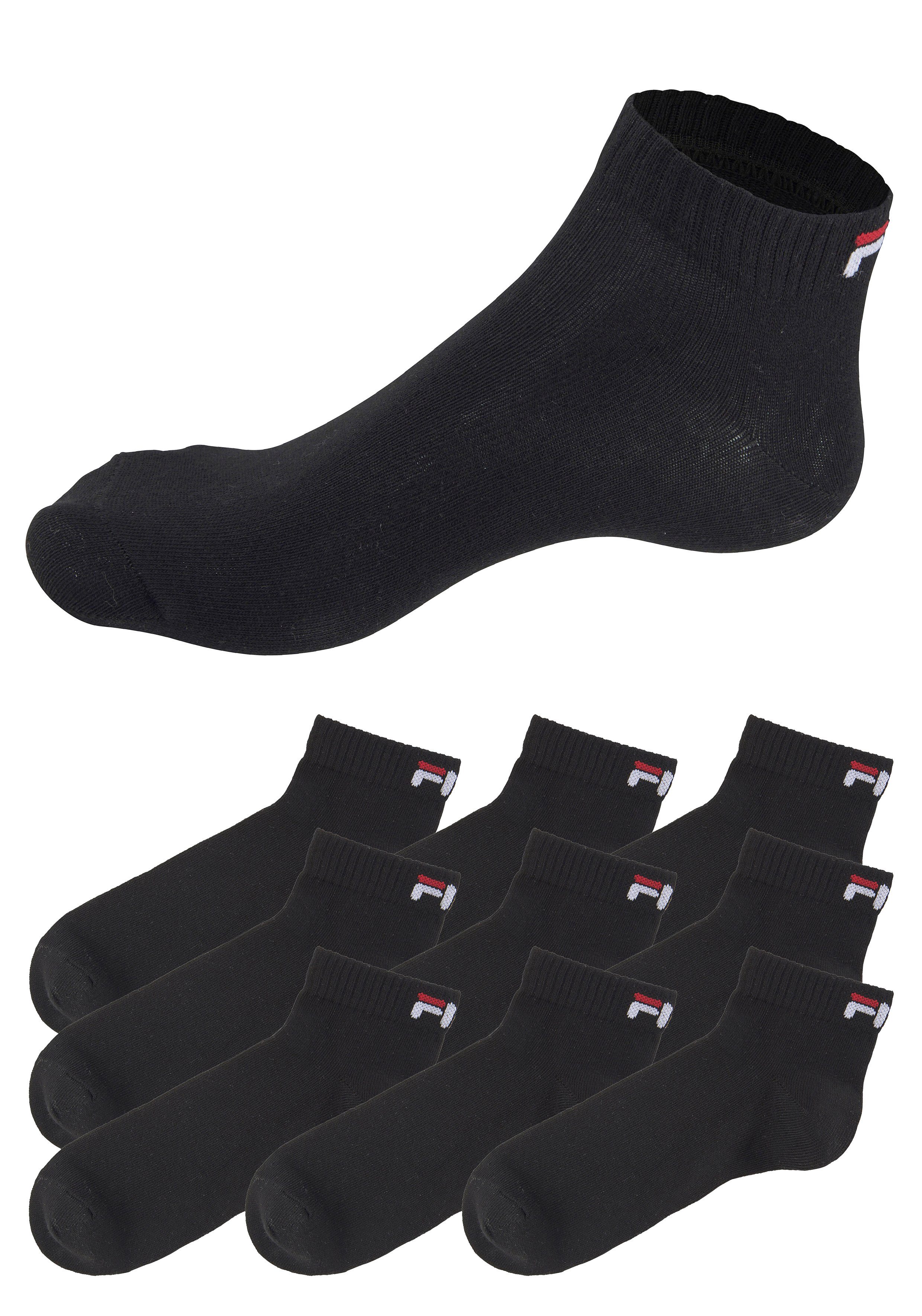 Fila Korte sokken UNISEX QUARTER PLAIN SOCKS (9 paar, Set van 9)