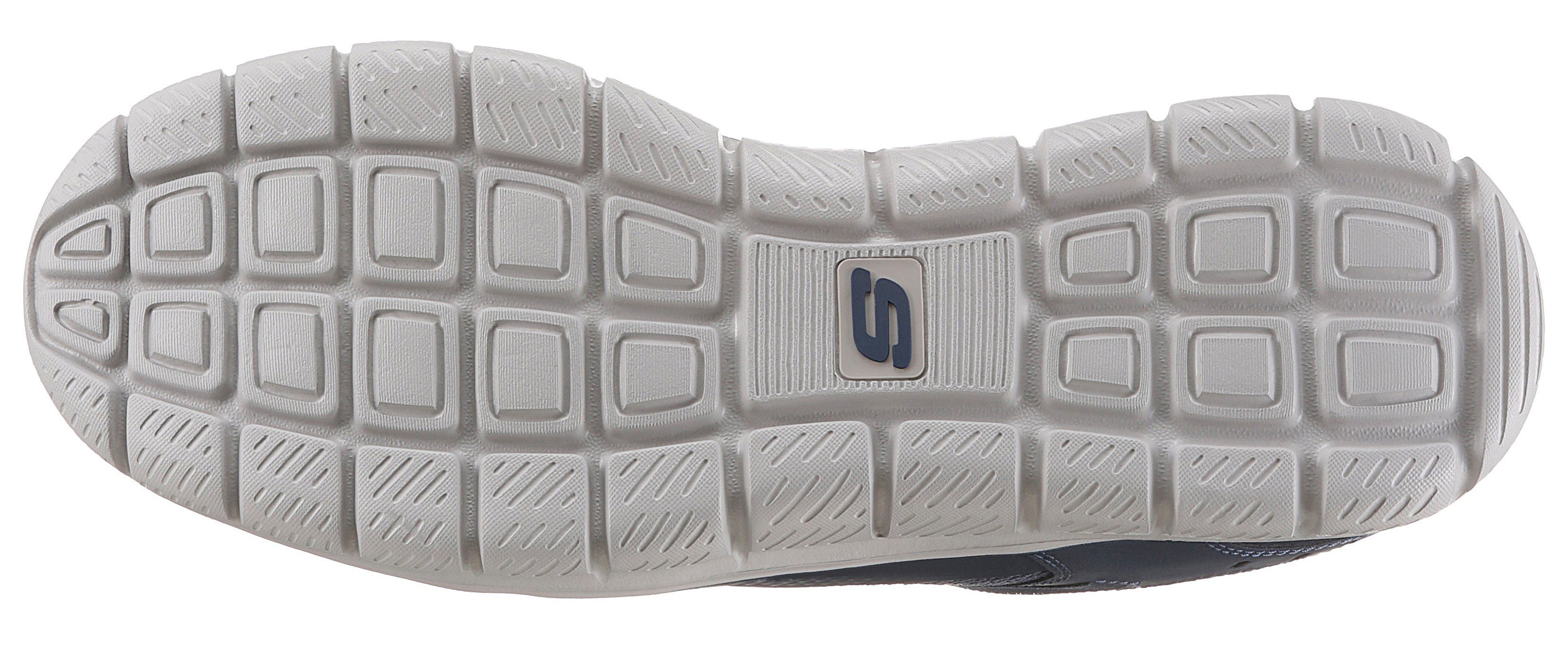Skechers Sneakers TRACK-KNOCKHILL met gepolsterde binnenzool, vrijetijdsschoen, lage schoen, veterschoen
