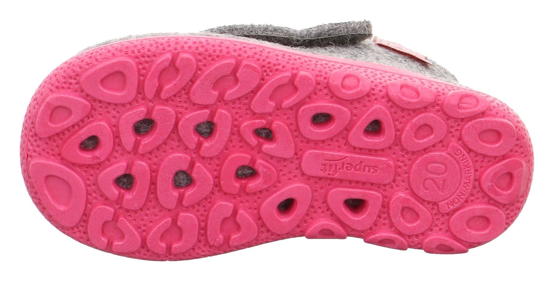 Superfit Pantoffels HAPPY OCTI WMS: middel Babyschoen met klittenbandsluiting, maat sjabloon te downloaden