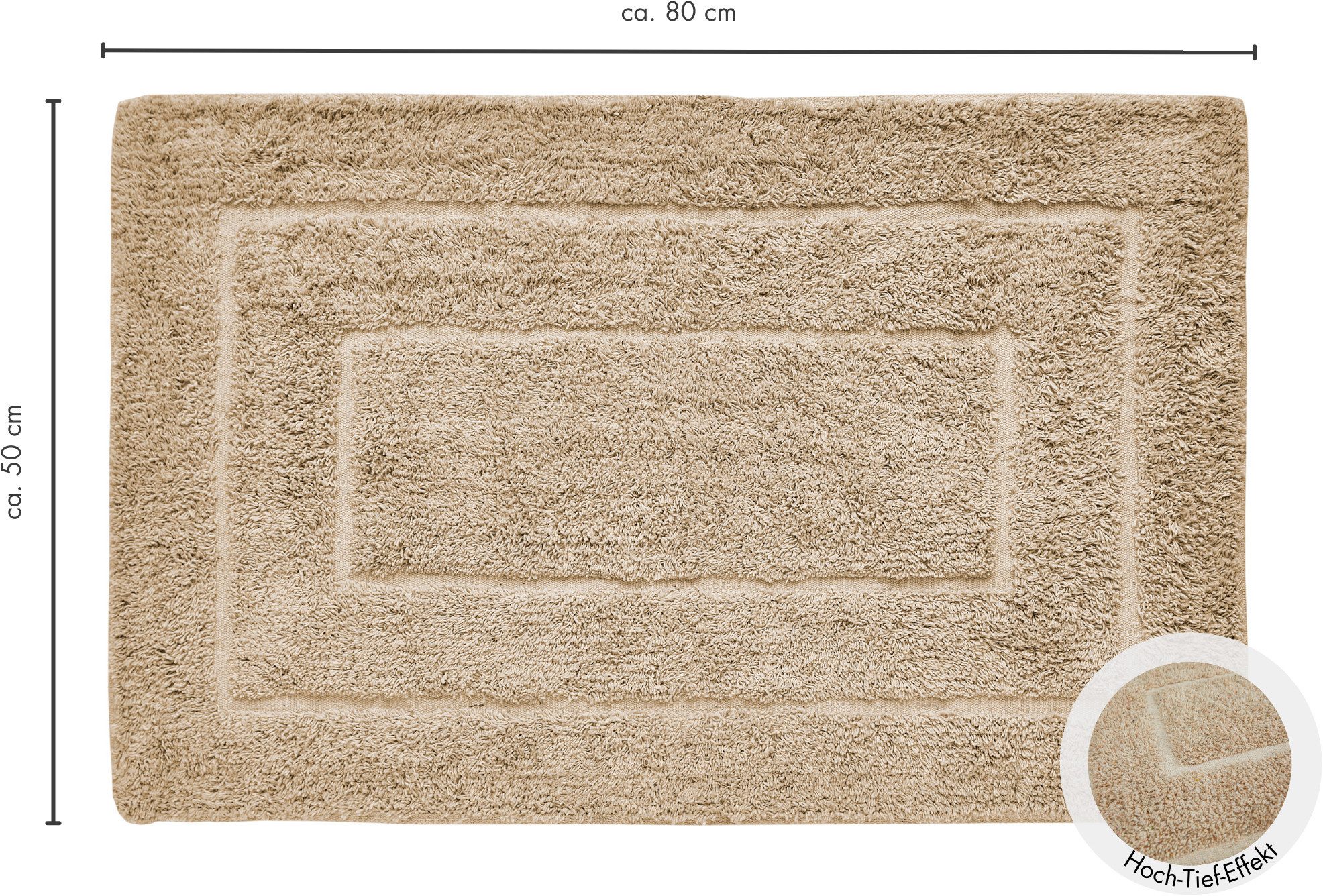 Andiamo Badmat Havanna, 50x80 cm (1 stuk)