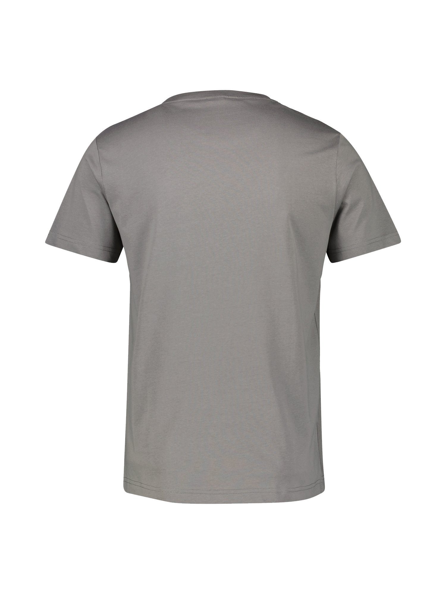 Lerros T-shirt LERROS effen T-shirt voor heren met borstprint