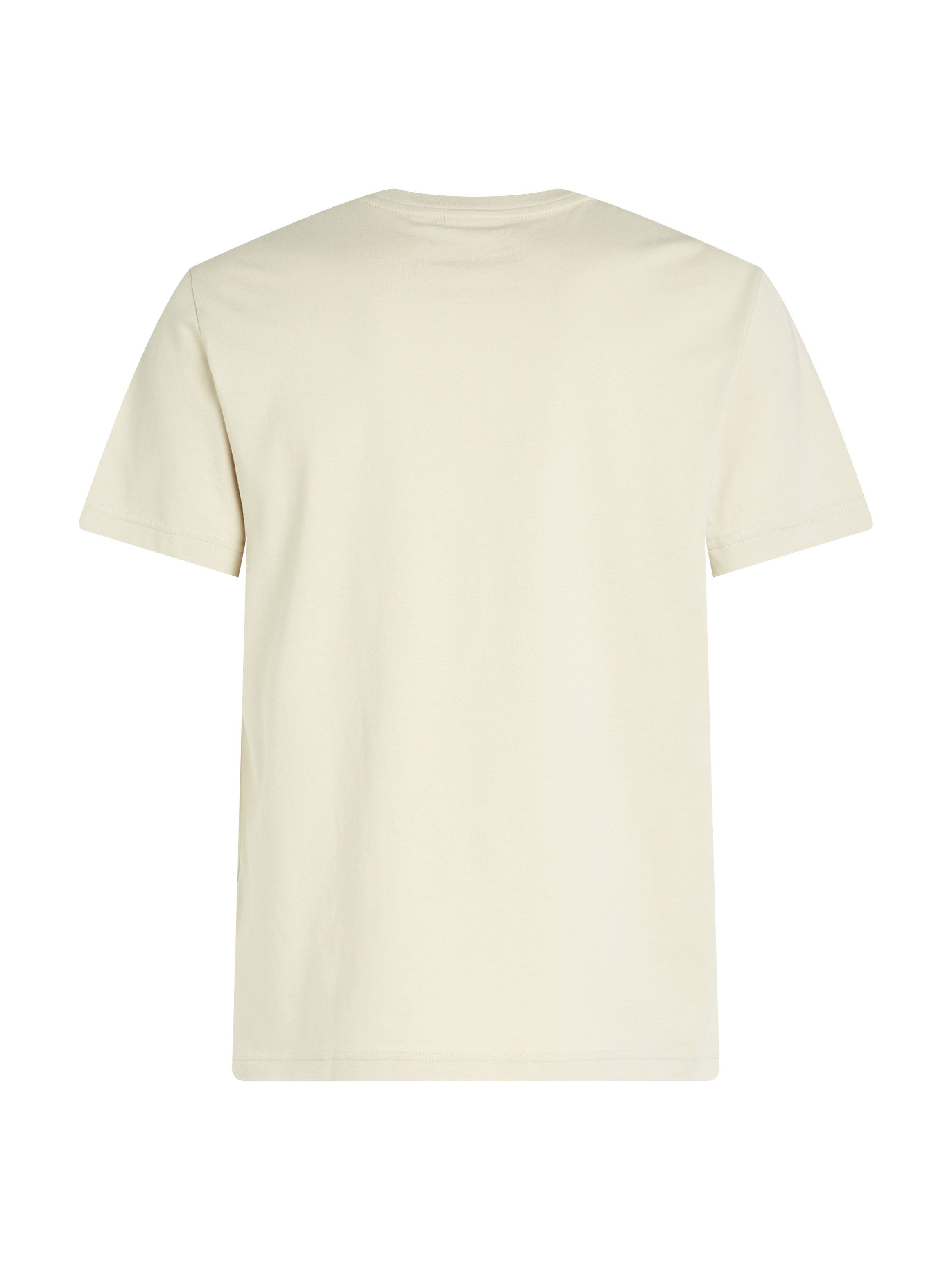 Calvin Klein Shirt met ronde hals SPLIT LINE LOGO T-SHIRT