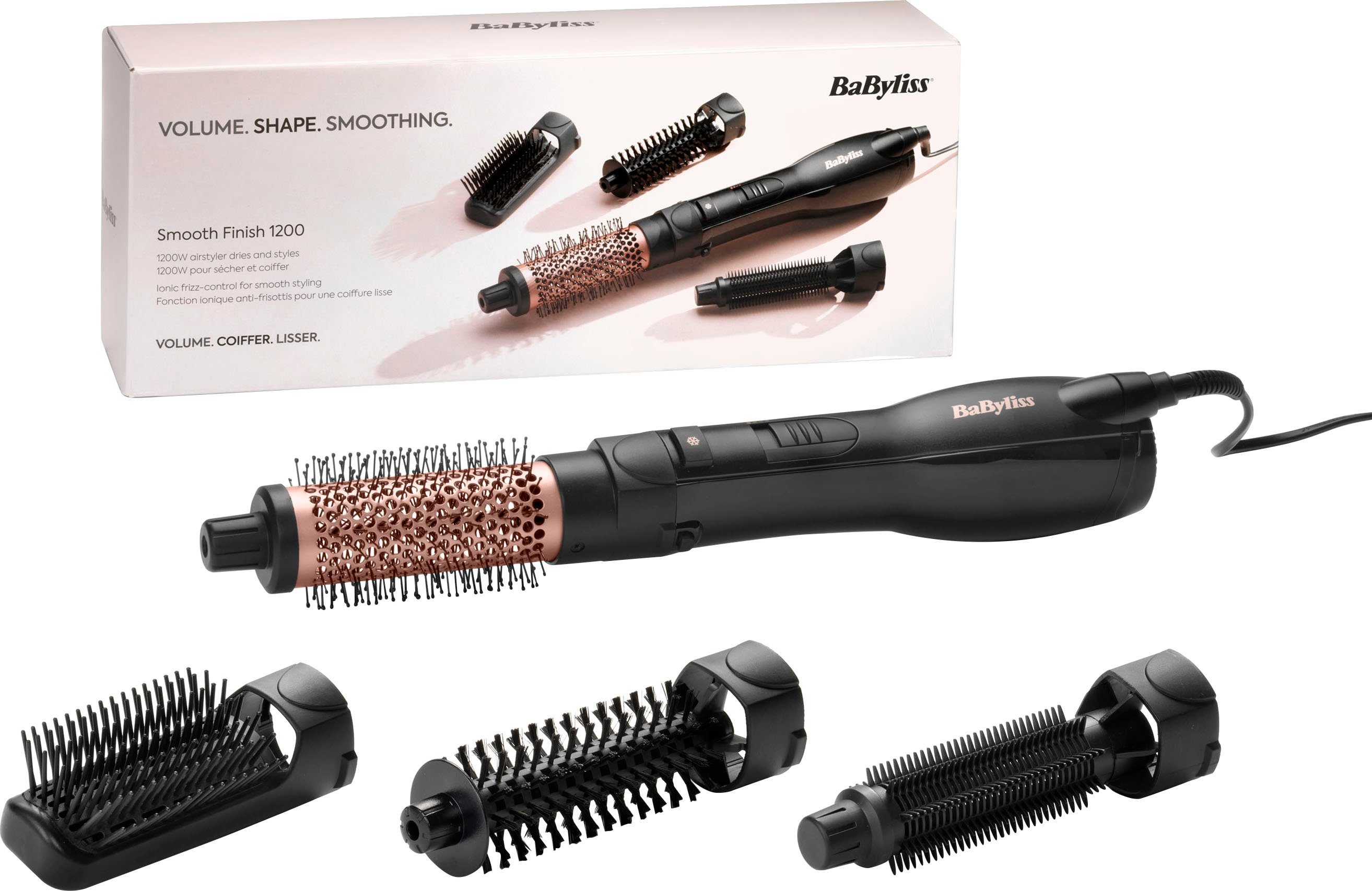 Babyliss Stylingborstel met warme lucht Smooth Finish 1200