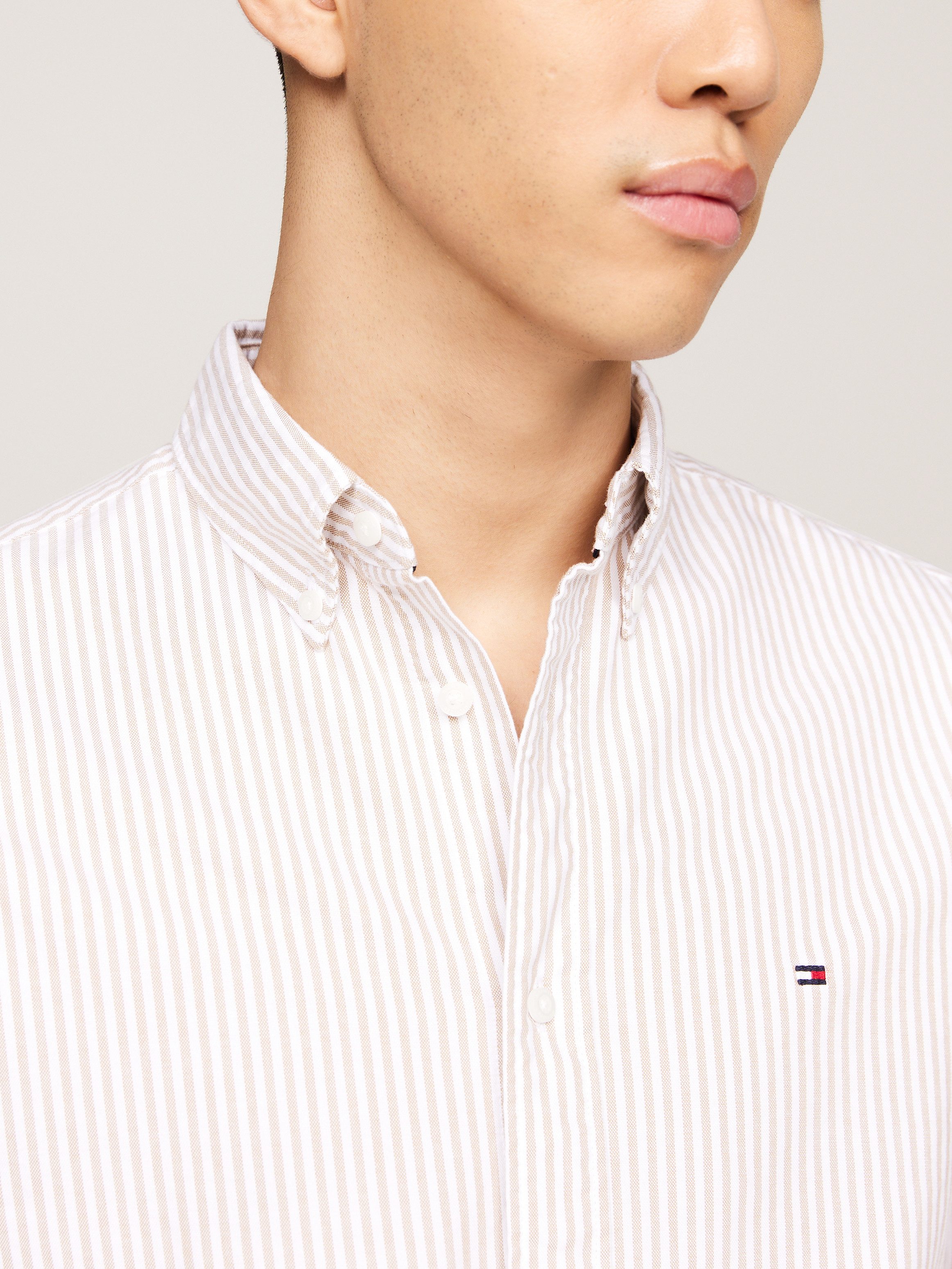 Tommy Hilfiger Overhemd met lange mouwen HERITAGE OXFORD STRIPE RF SHIRT