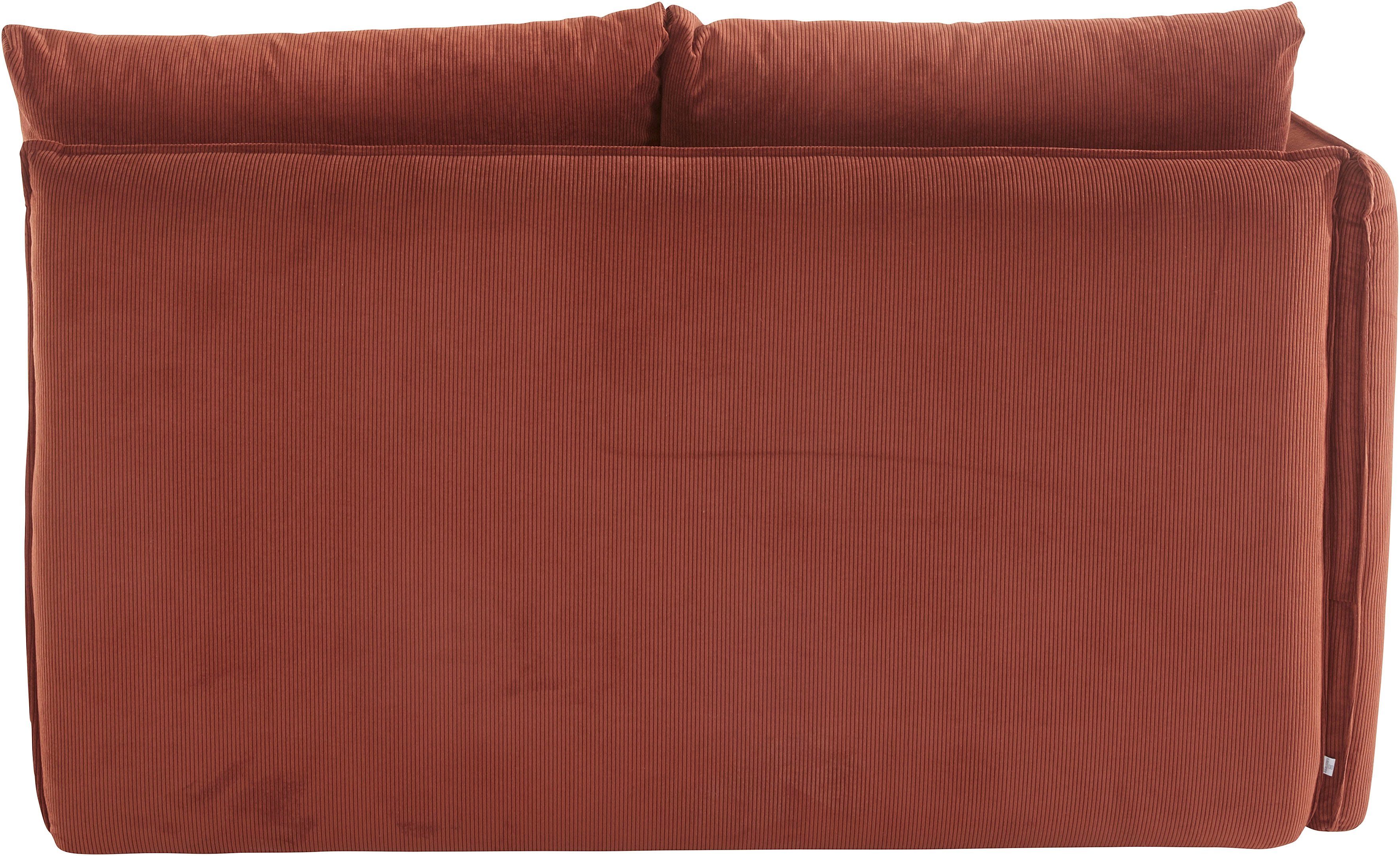 andas Ottomane Nöre korte lounge-module - zelf samenstellen, breedte 138 cm, diepte 128 cm