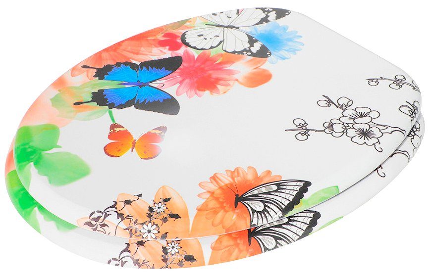 Sanilo Toiletzitting Butterfly met soft-closemechanisme