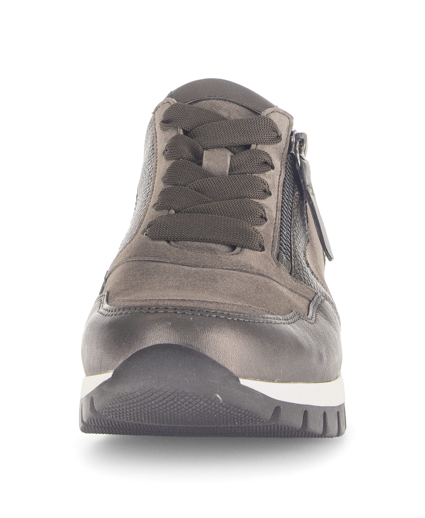 Gabor Sneakers met sleehak Turijn , vrijetijdsschoen, halfschoen, veterschoen met comfortbreedte h (=zeer breed)