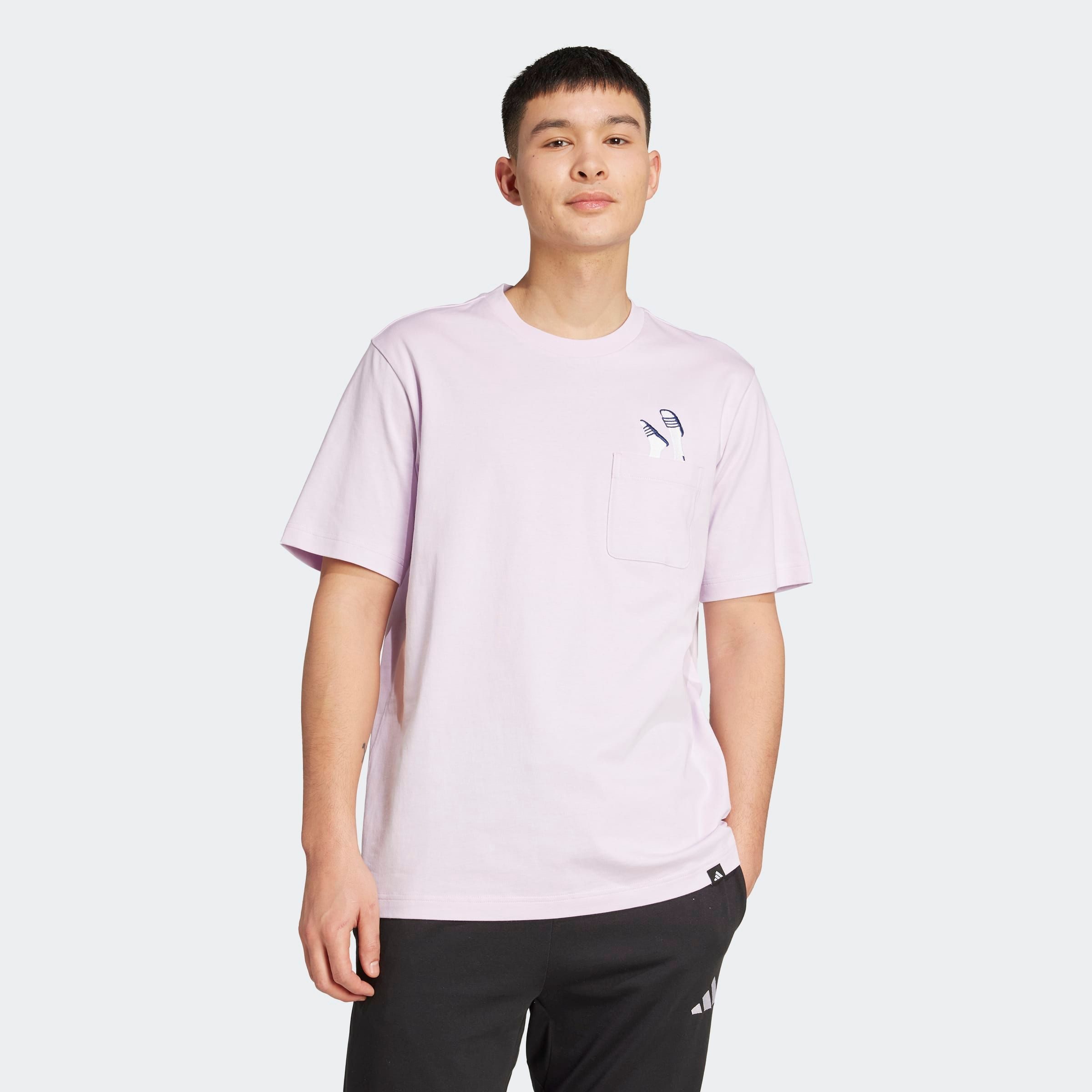 adidas Sportswear T-shirt M L SLIDE PKT T