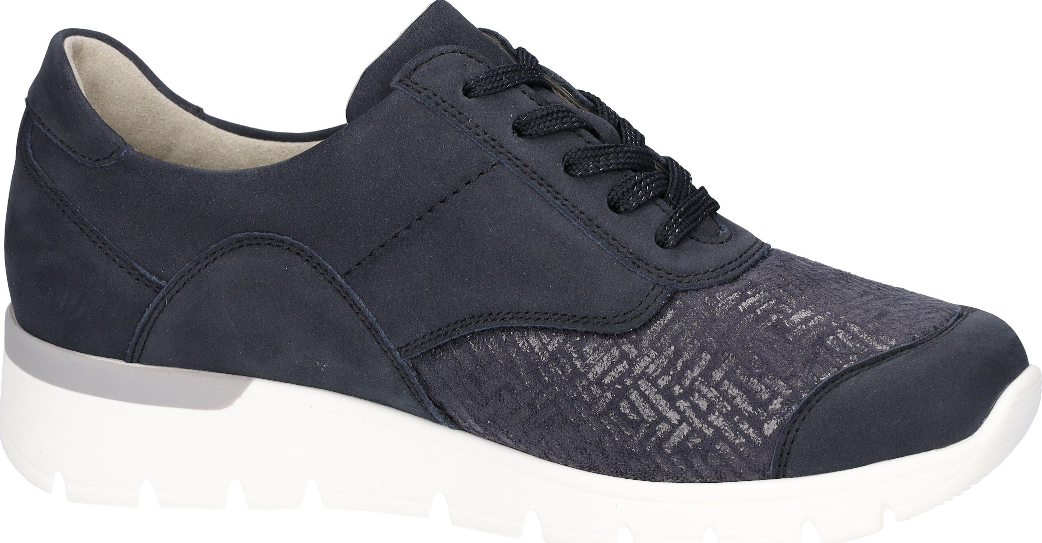 Waldläufer Veterschoenen K-RAMONA-Soft , vrijetijdsschoen, lage schoen met orthotritt-uitrusting, k-breedte