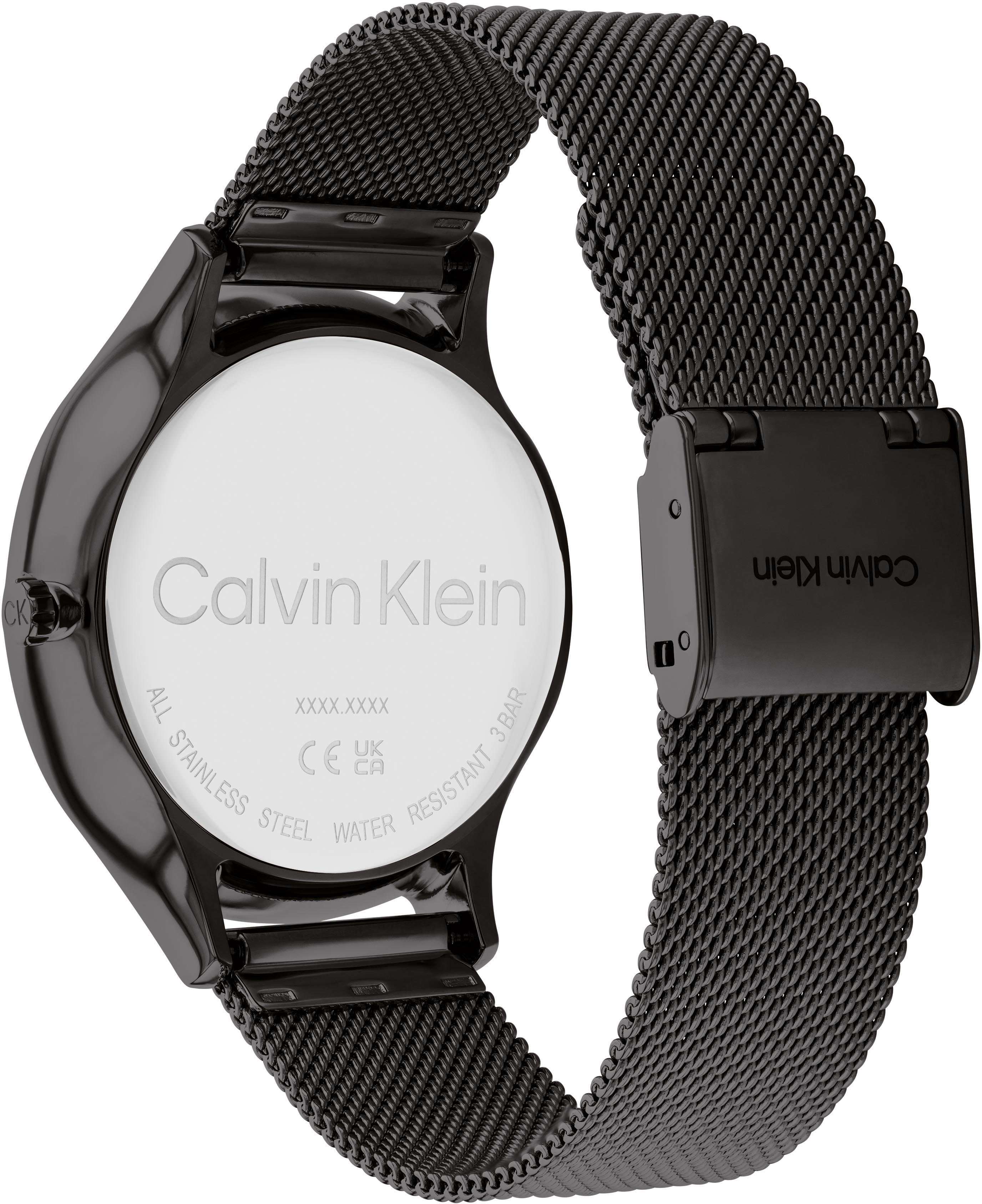 Calvin Klein Multifunctioneel horloge TIMELESS MULTIFUNCTION Quartz horloge, armbanduhr, dameshorloge, datum, roestvrijstalen band